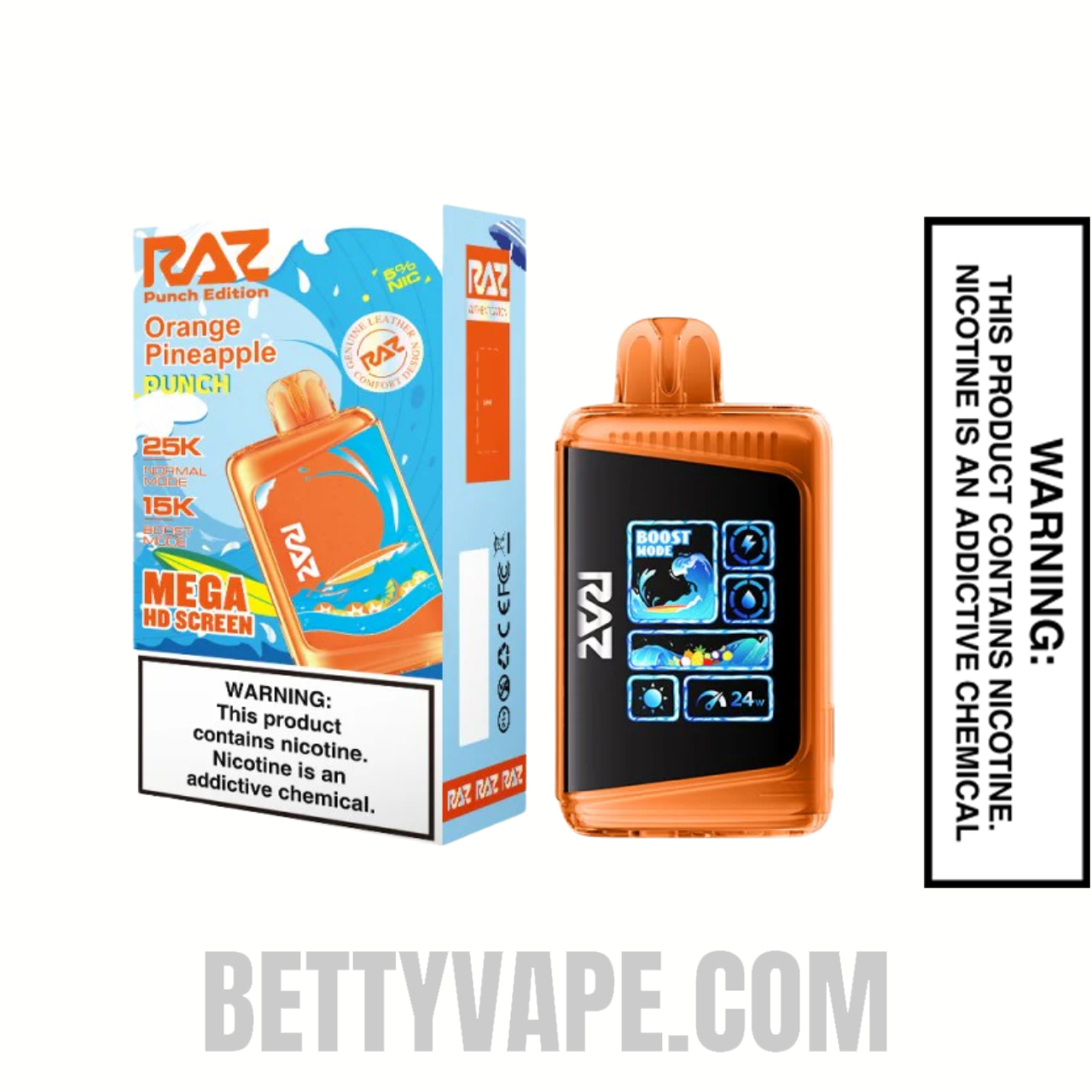 Orange Pineapple Punch RAZ LTX 25000 Disposable Vape With Package Box