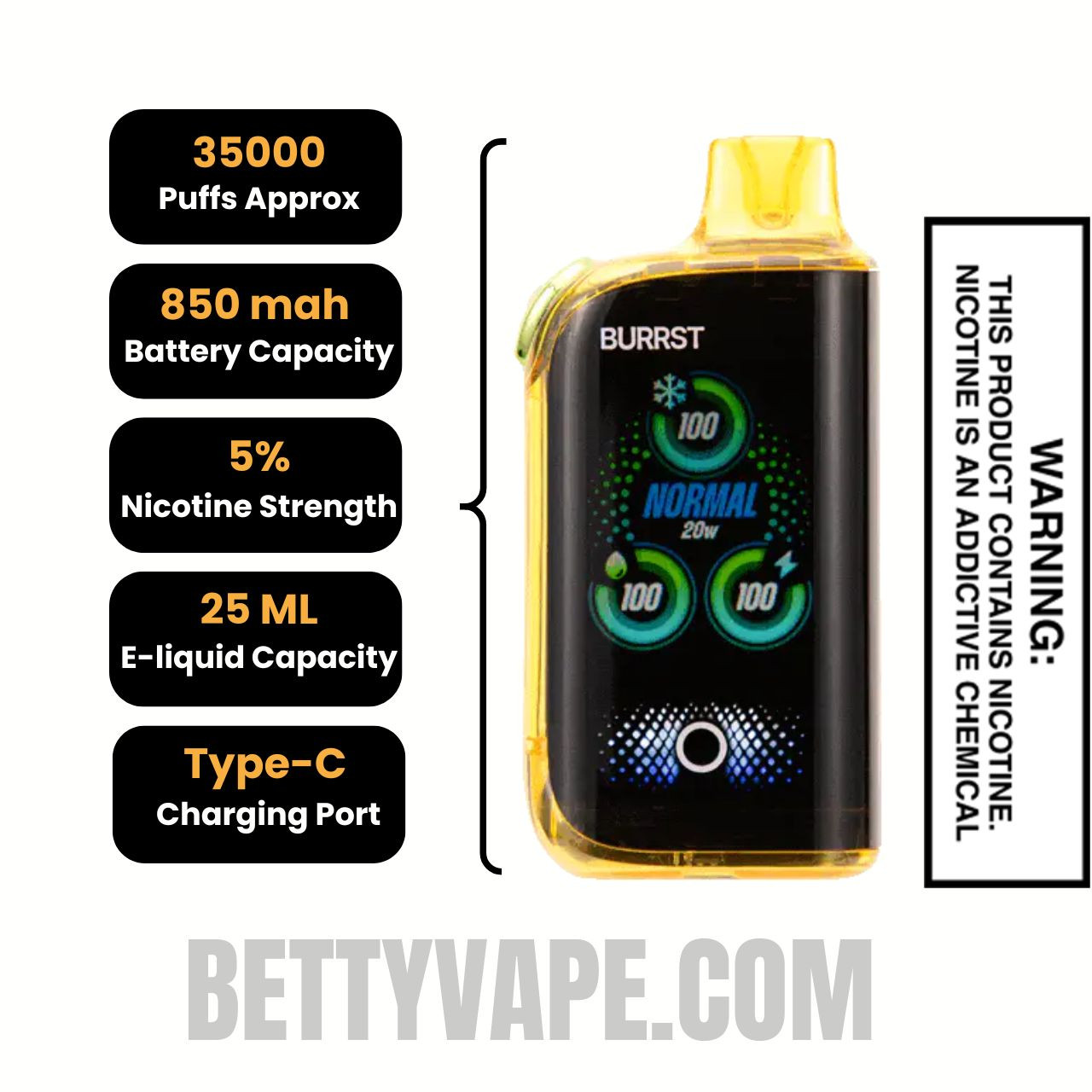Mexico Mango Fasta Burrst 35000 (Frozen Series) Vape
