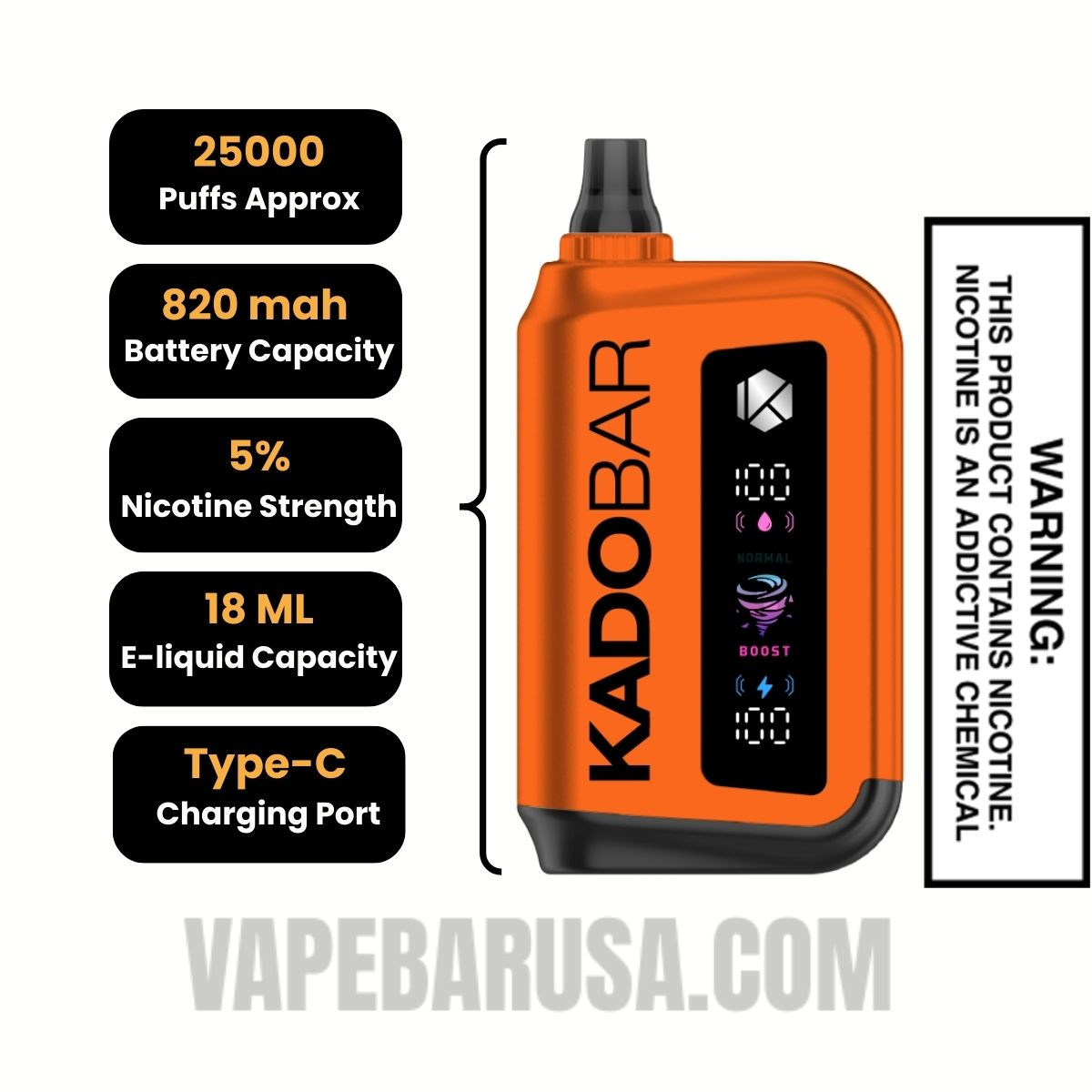 Sour Mango Pineapple Kado Bar Rizz Disposable Vape