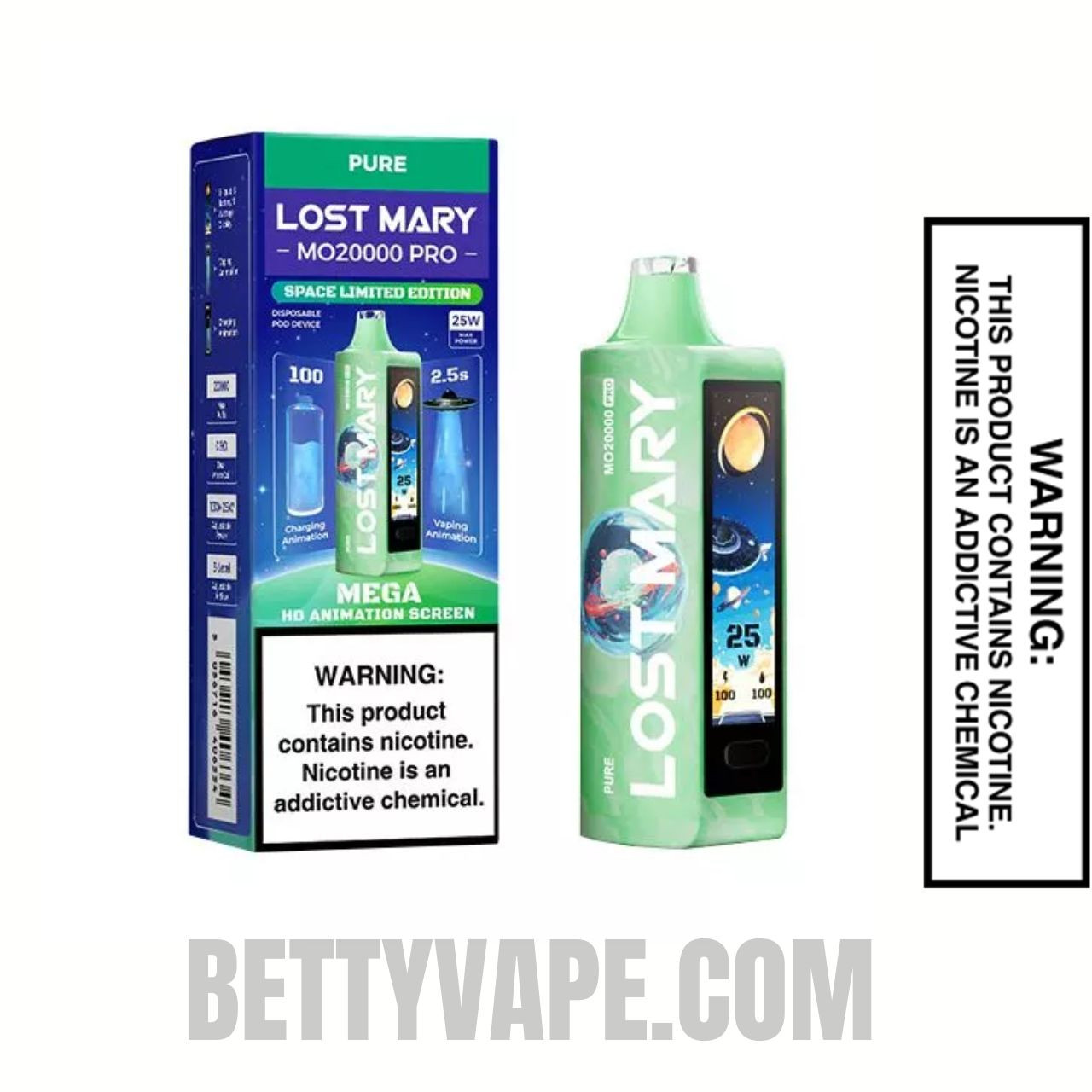 Pure Lost Mary MO20000 Disposable Vape With Package Box