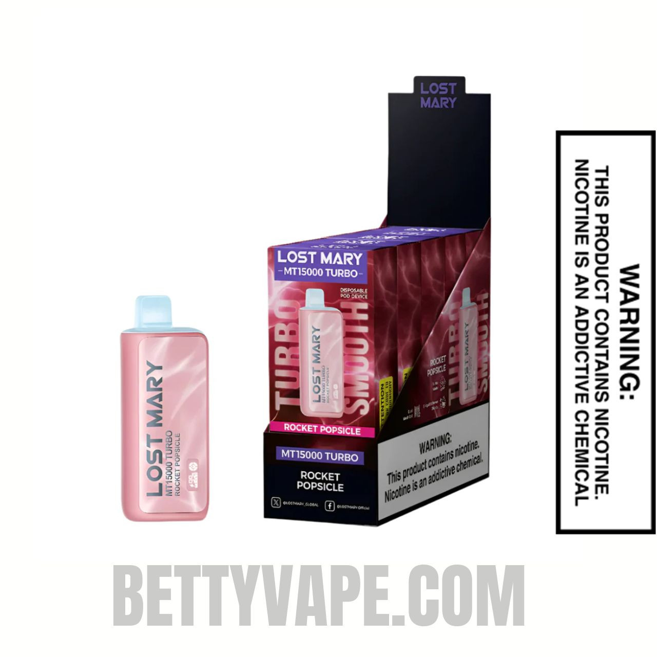 Rocket Pop Lost Mary MT15000 Turbo Vape With Bundle Pack