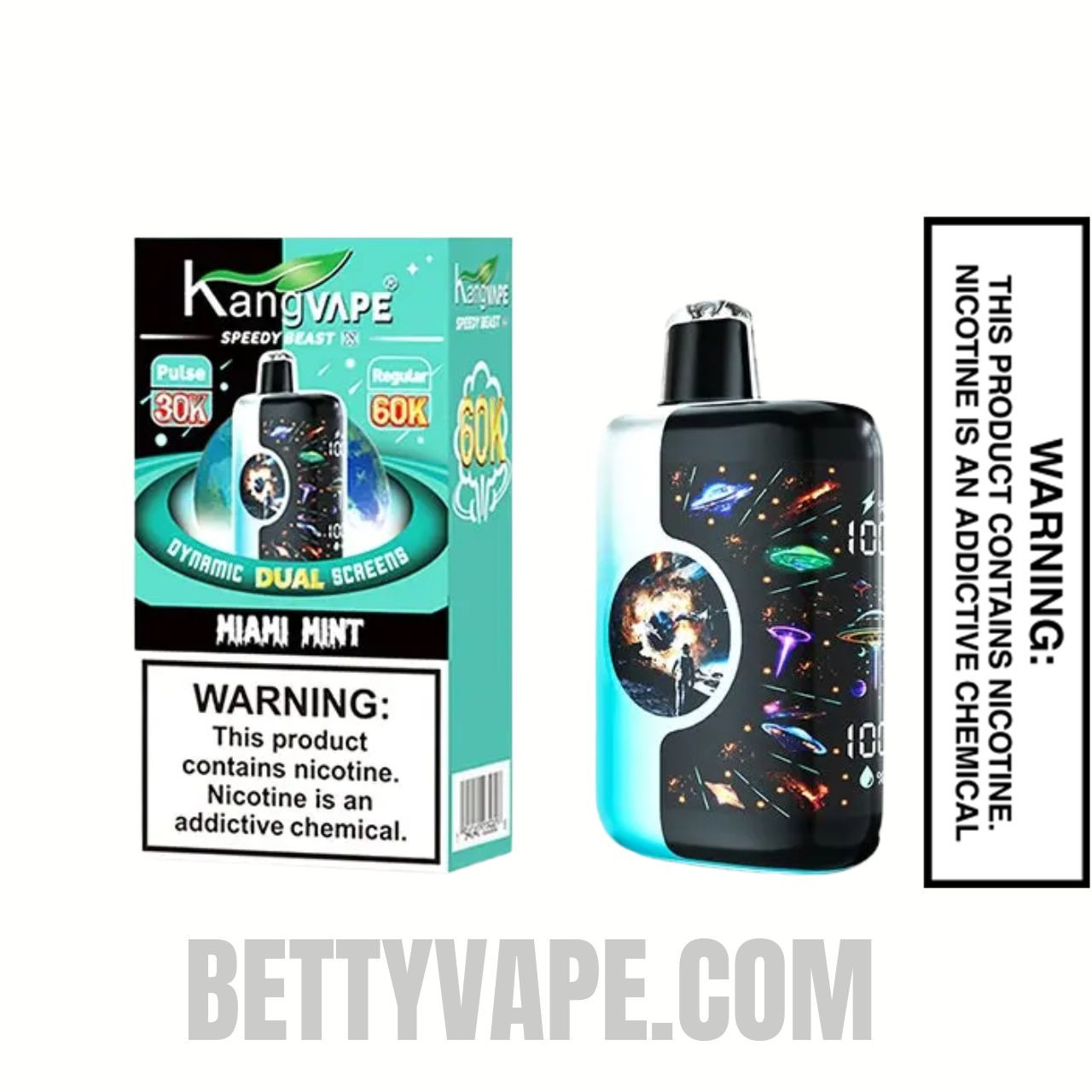 Miami Mint Kangvape Speedy Beast X 60K Disposable Vape With Bundle Pack