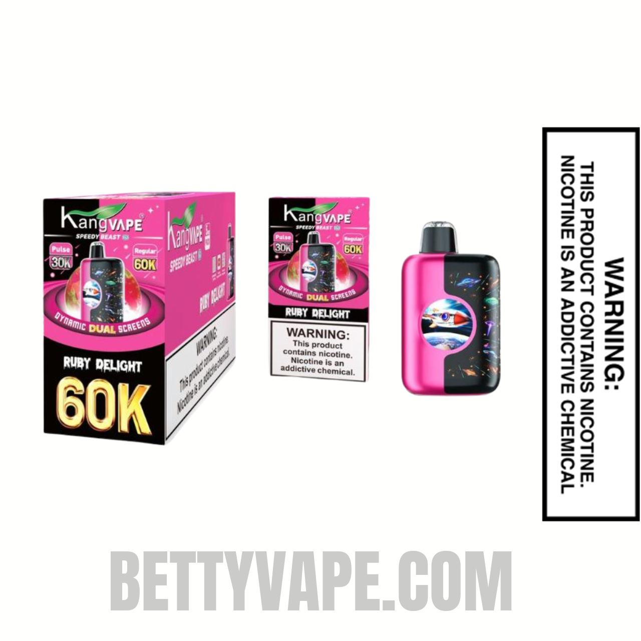 Ruby Delight Kangvape Speedy Beast X 60K Disposable Vape With Bundle Box