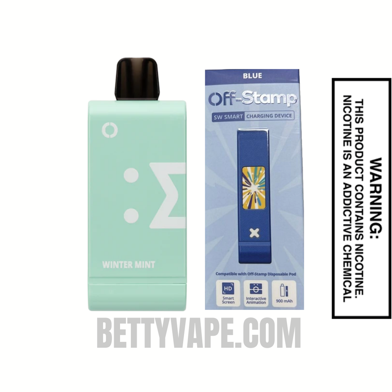 Winter Mint Off-Stamp SW16000 Vape Kit