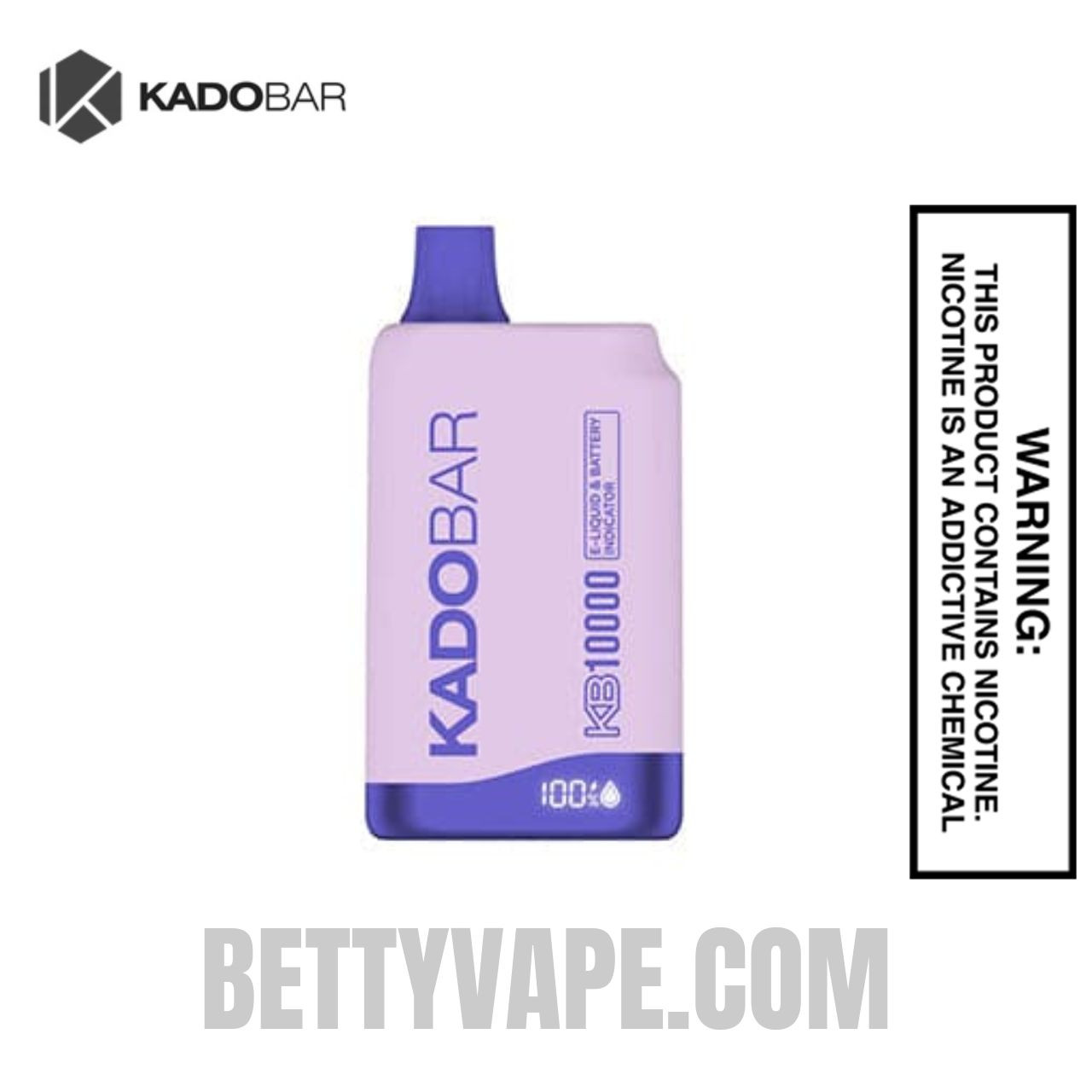 Grape Coolaid Kado Bar 10000 Puffs 0% Nicotine Vape