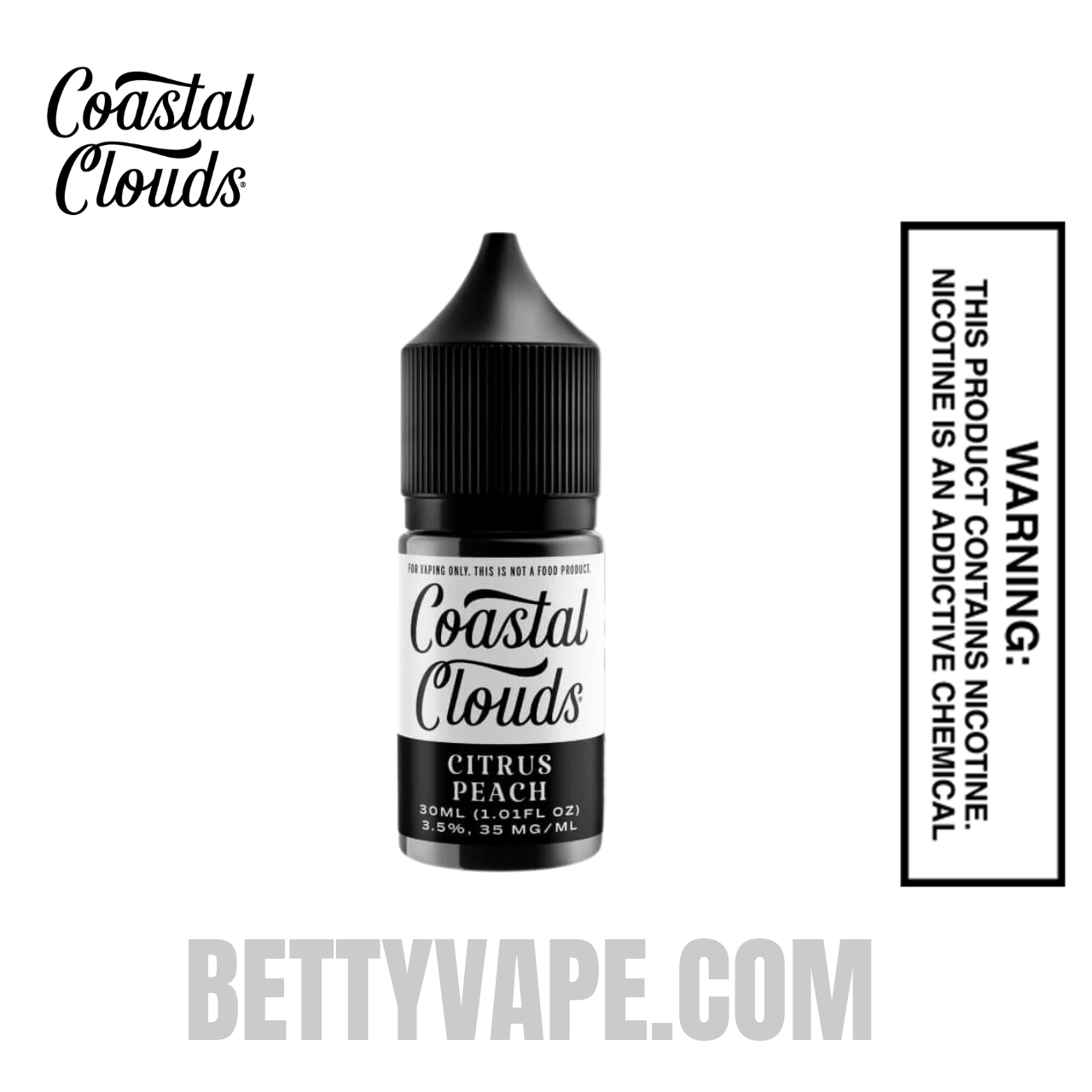 Citrus Peach Salt Coastal Clouds Salt Nic 30 ML 35 MG