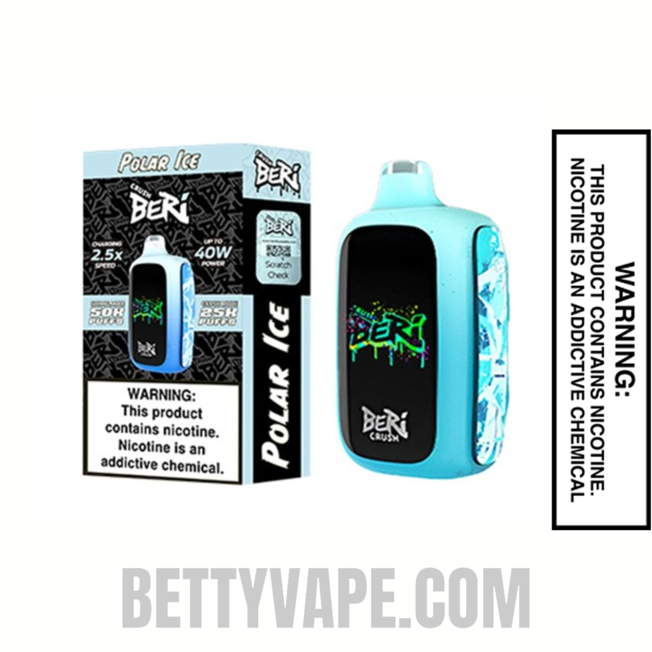 Polar Ice Beri Crush 50K Puffs Disposable Vape with Package Box