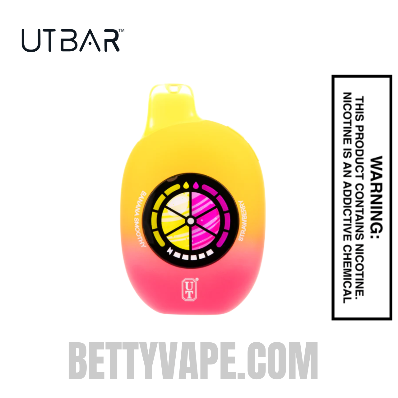 Banana Smoothy/Strawberry Flum UT Bar 50K Disposable Vape