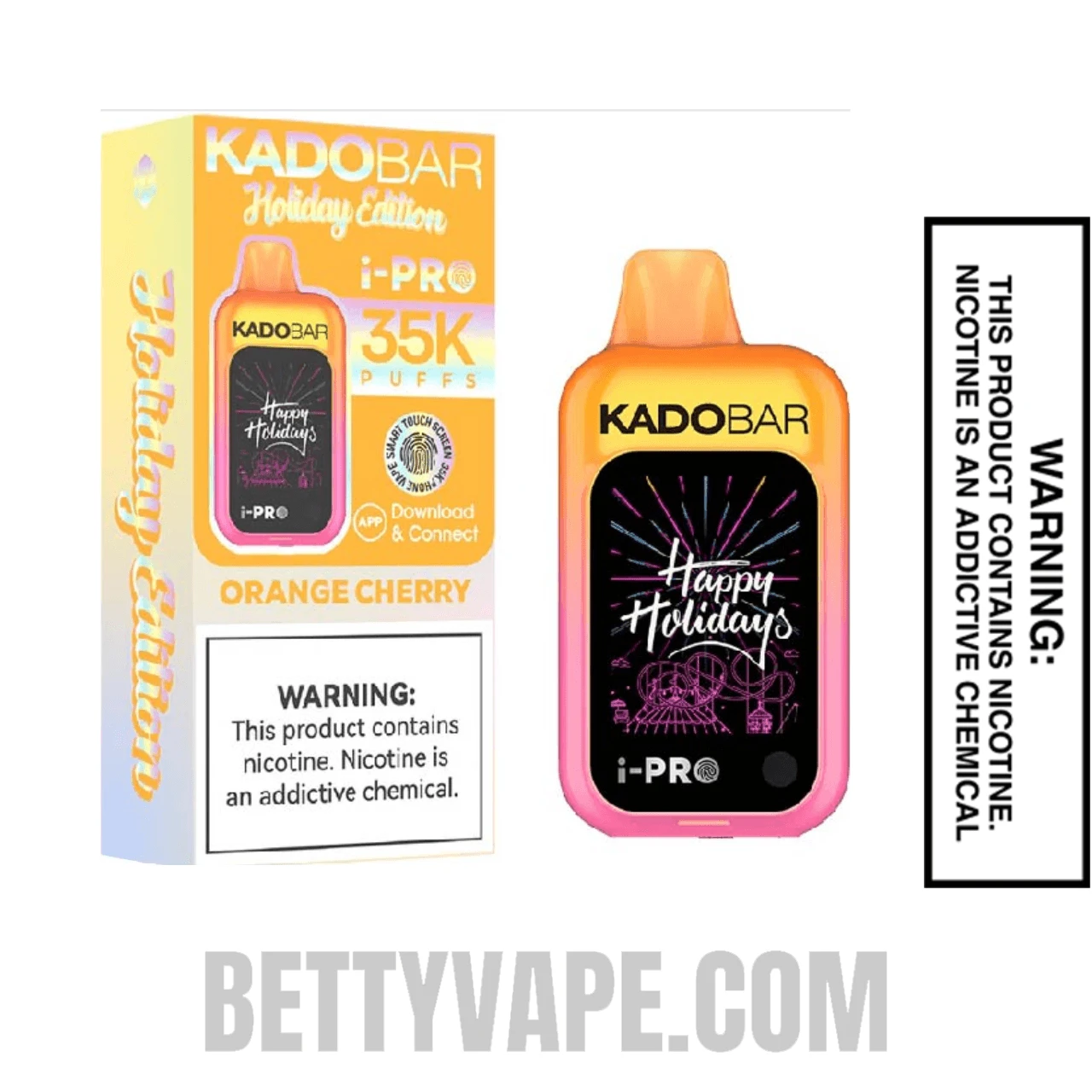 Orange Cherry Kado Bar I-PRO 35K Disposable Vape with Package Box