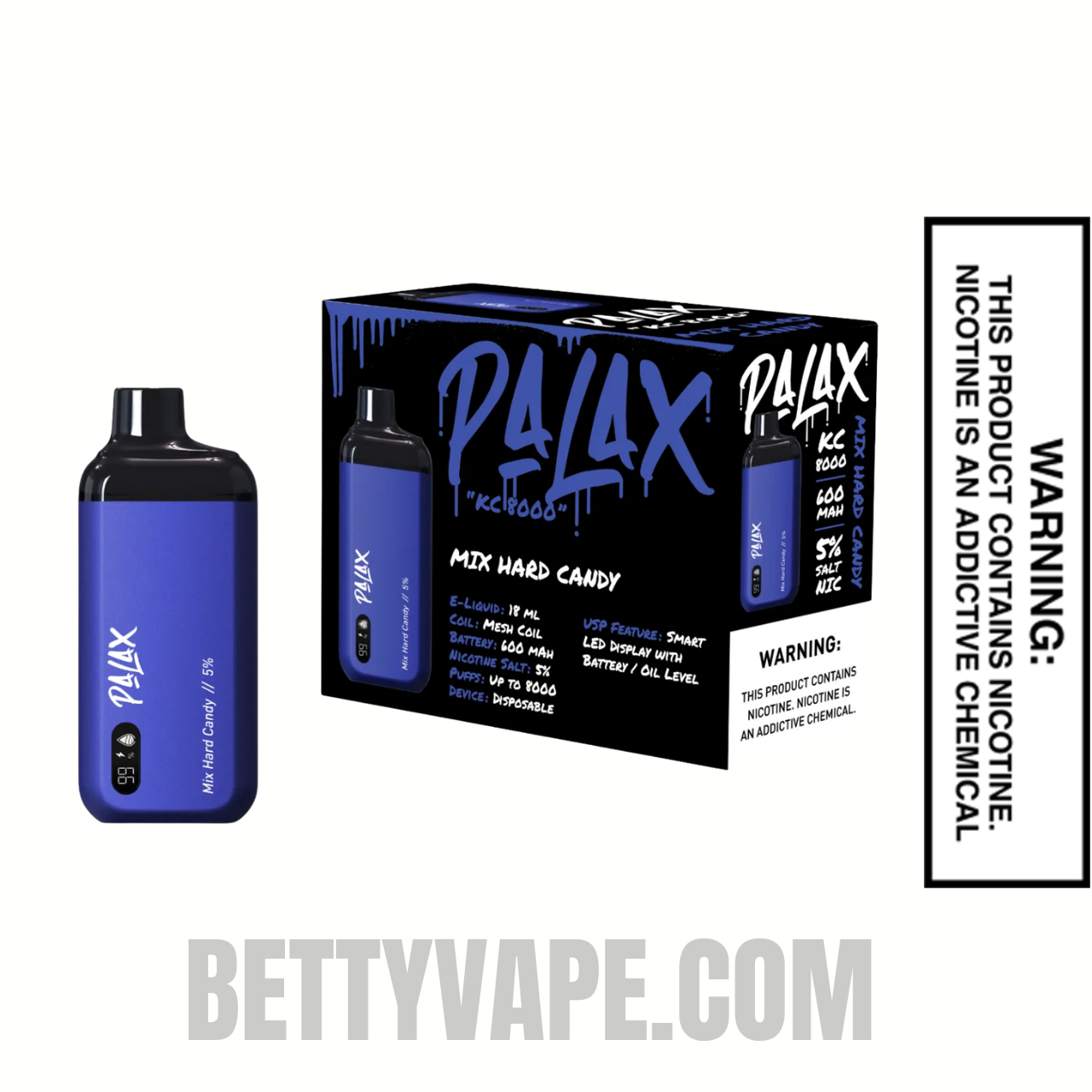 Mix Hard Candy Palax KC8000 Disposable Vape with bundle box Mix Hard Candy Palax KC8000 Disposable Vape with bundle box