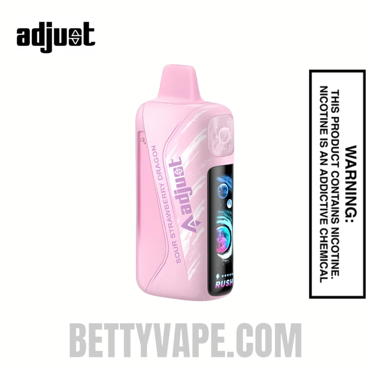 Sour Strawberry Dragon Adjust MyRusher 40K Disposable Vape