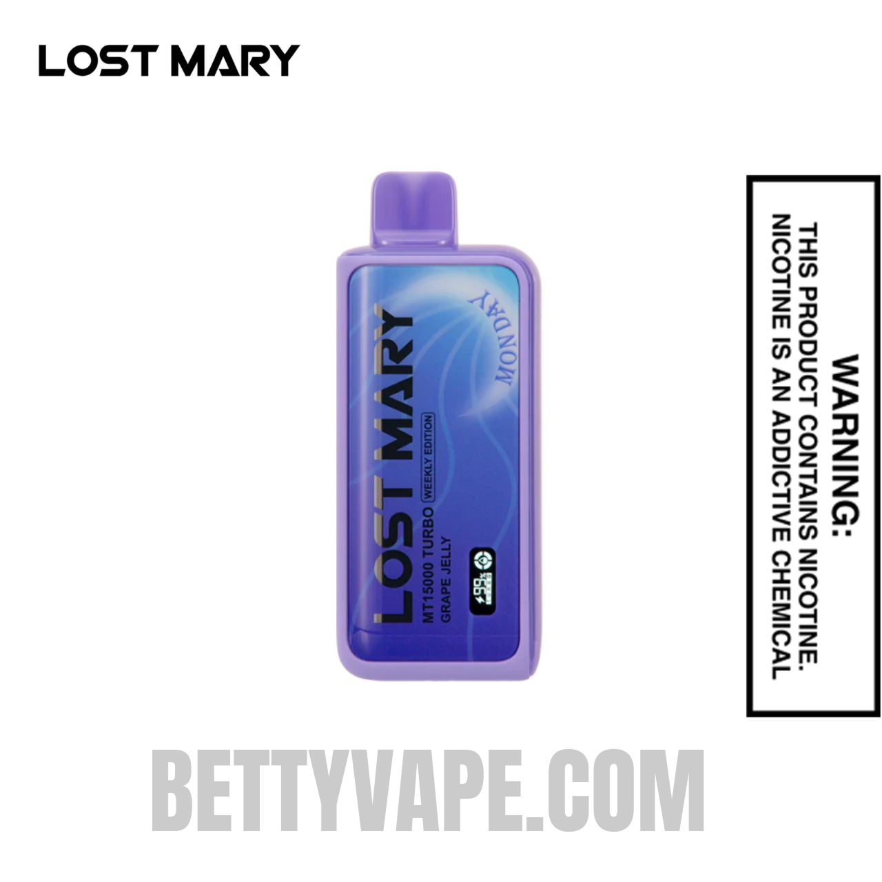 Grape Jelly Lost Mary MT15000 Turbo Vape (Monday)