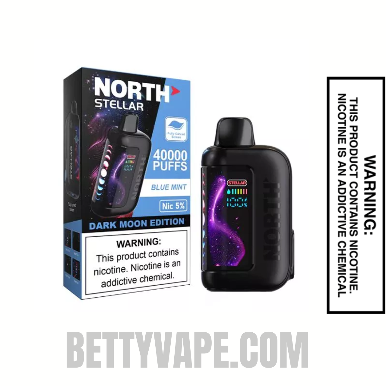 Blue Mint North Stellar Dark Moon Edition 40K Vape With Package Box