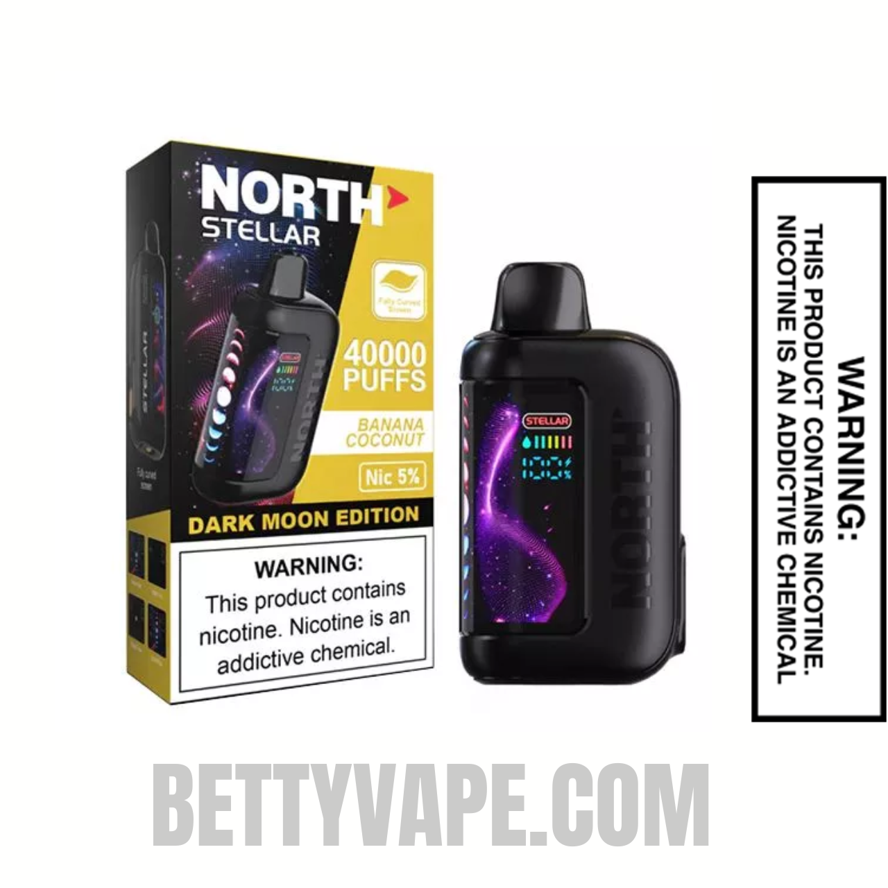 Banana Coconut North Stellar Dark Moon Edition 40K Vape With Package Box