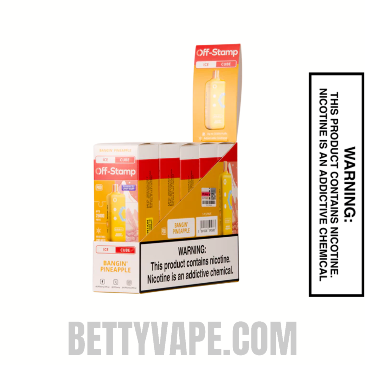 Bangin' Pineapple Off Stamp Ice Cube 25K Disposable Pod