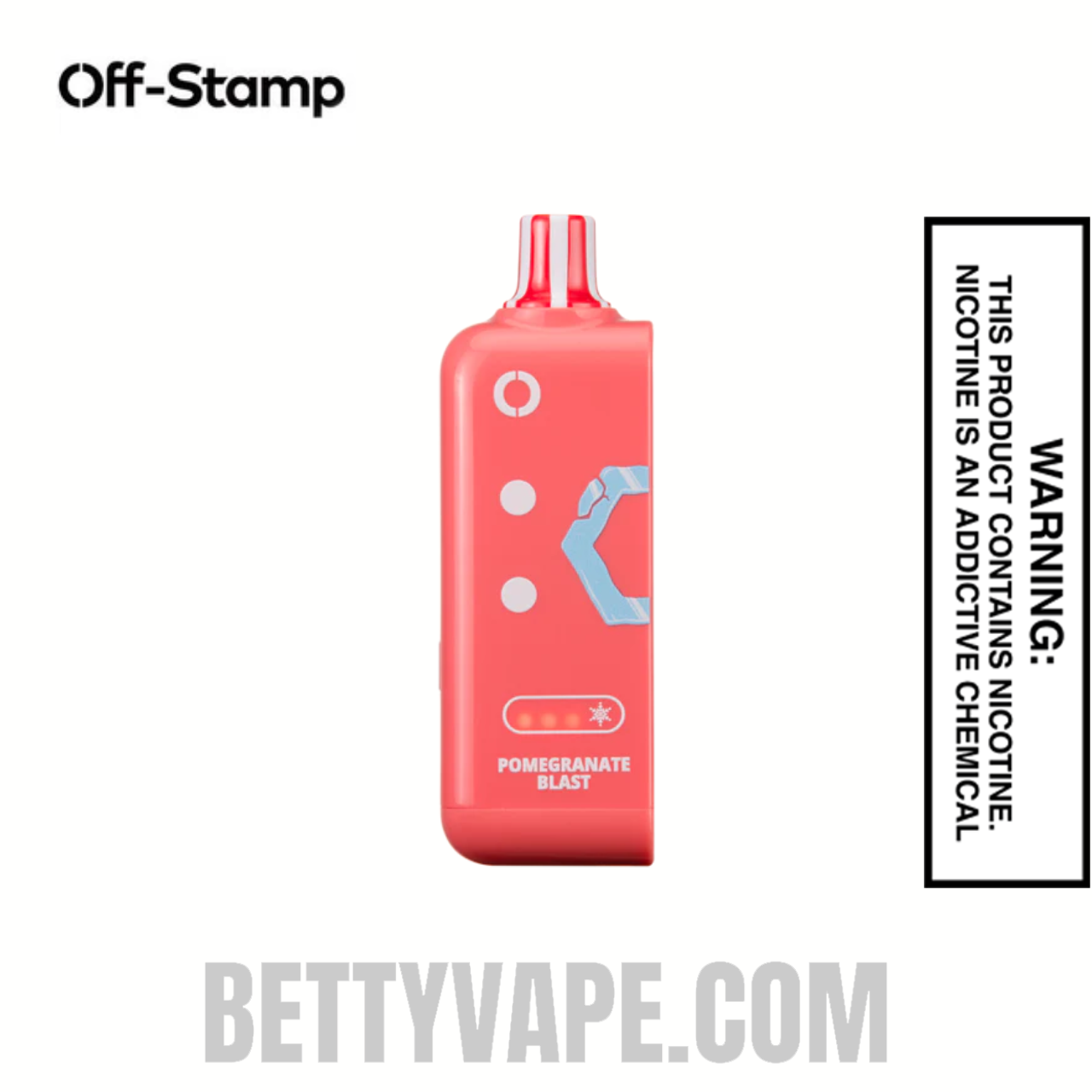 Pomegranate Blast Off Stamp Ice Cube 25K Disposable Pod