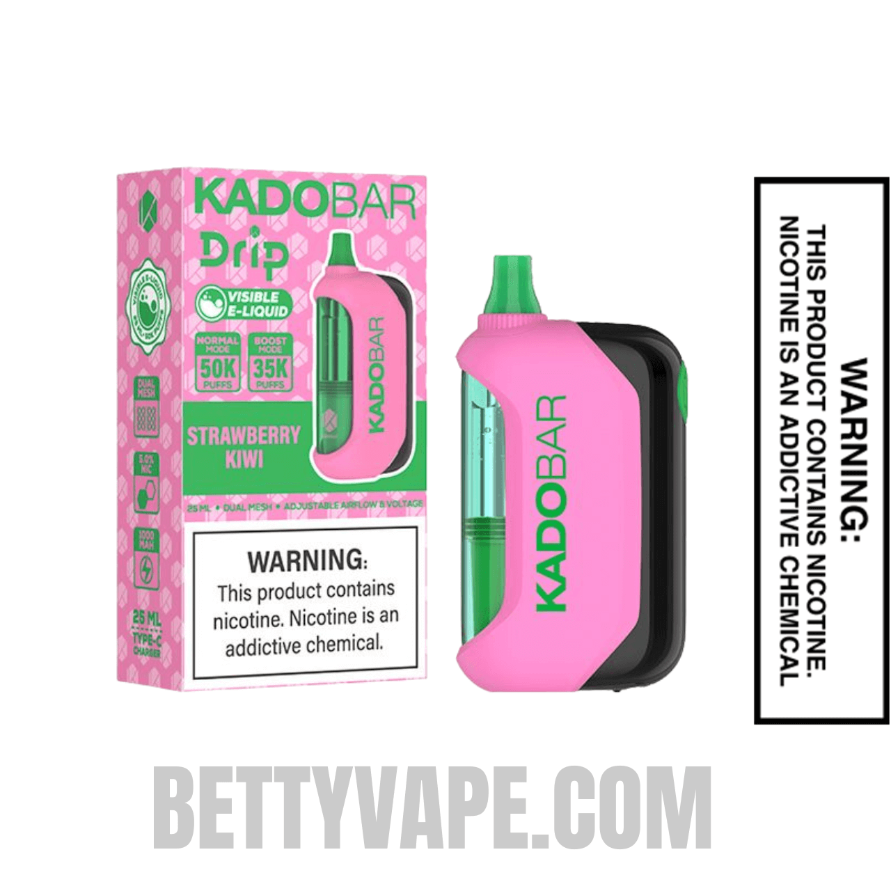 Strawberry Kiwi Kado Bar Drip 50K Disposable Vape With Package Box