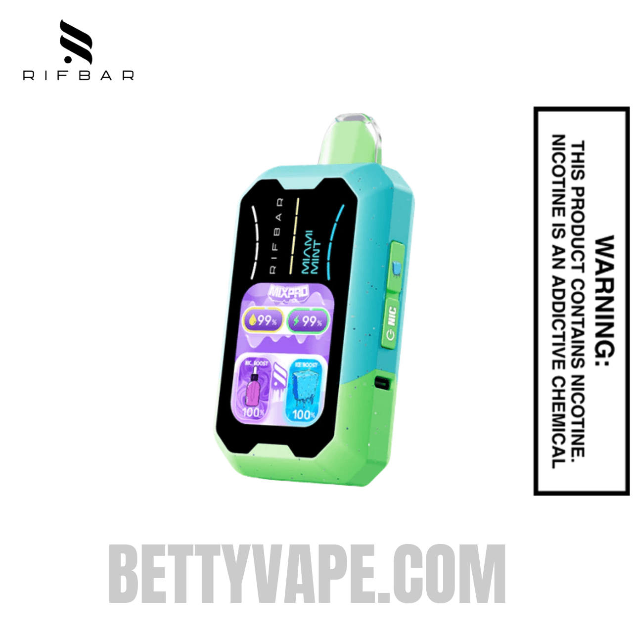 Miami Mint Rifbar MixPro Ice 40K Disposable Vape
