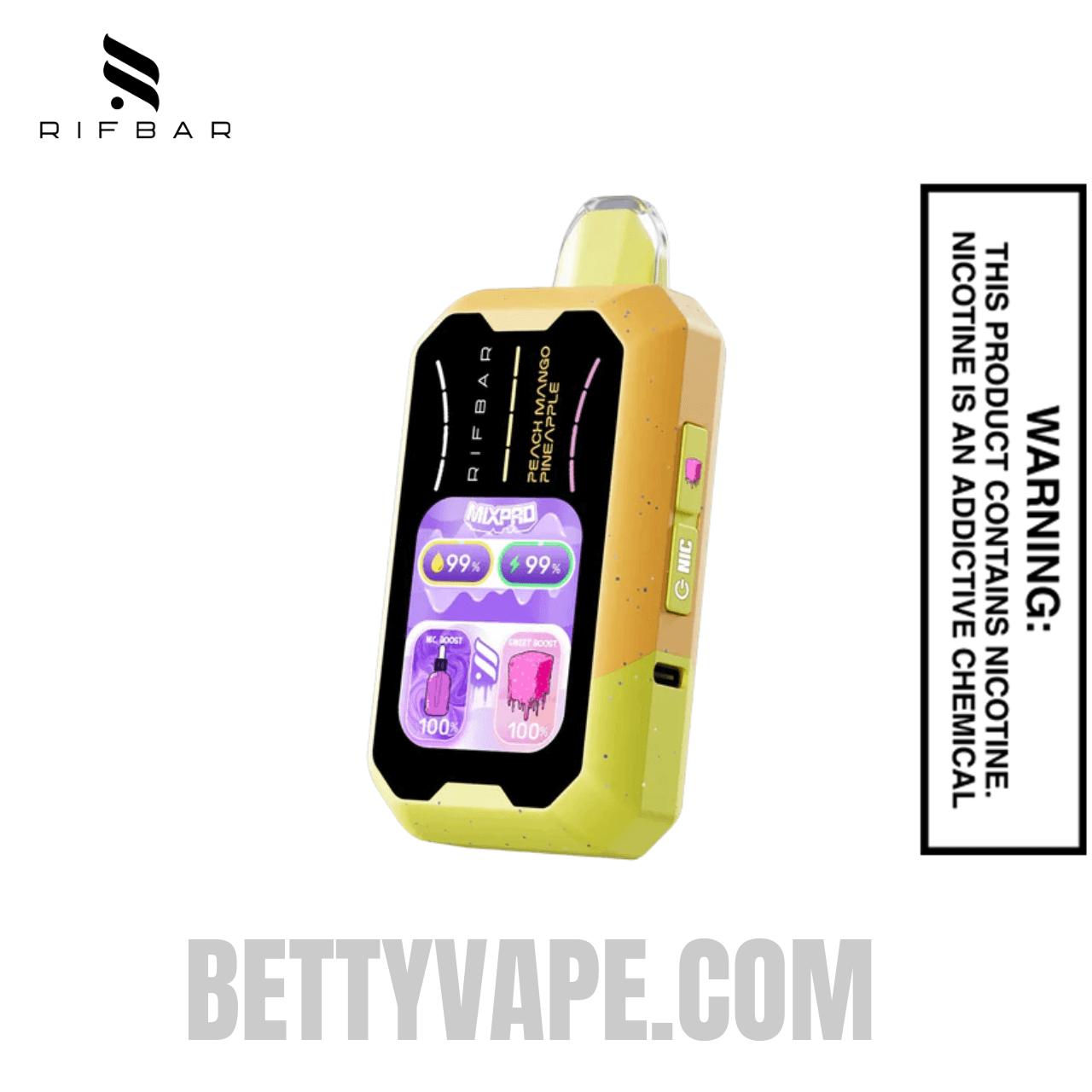 Peach Mango Pineapple Rifbar MixPro Sweet 40K Disposable Vape