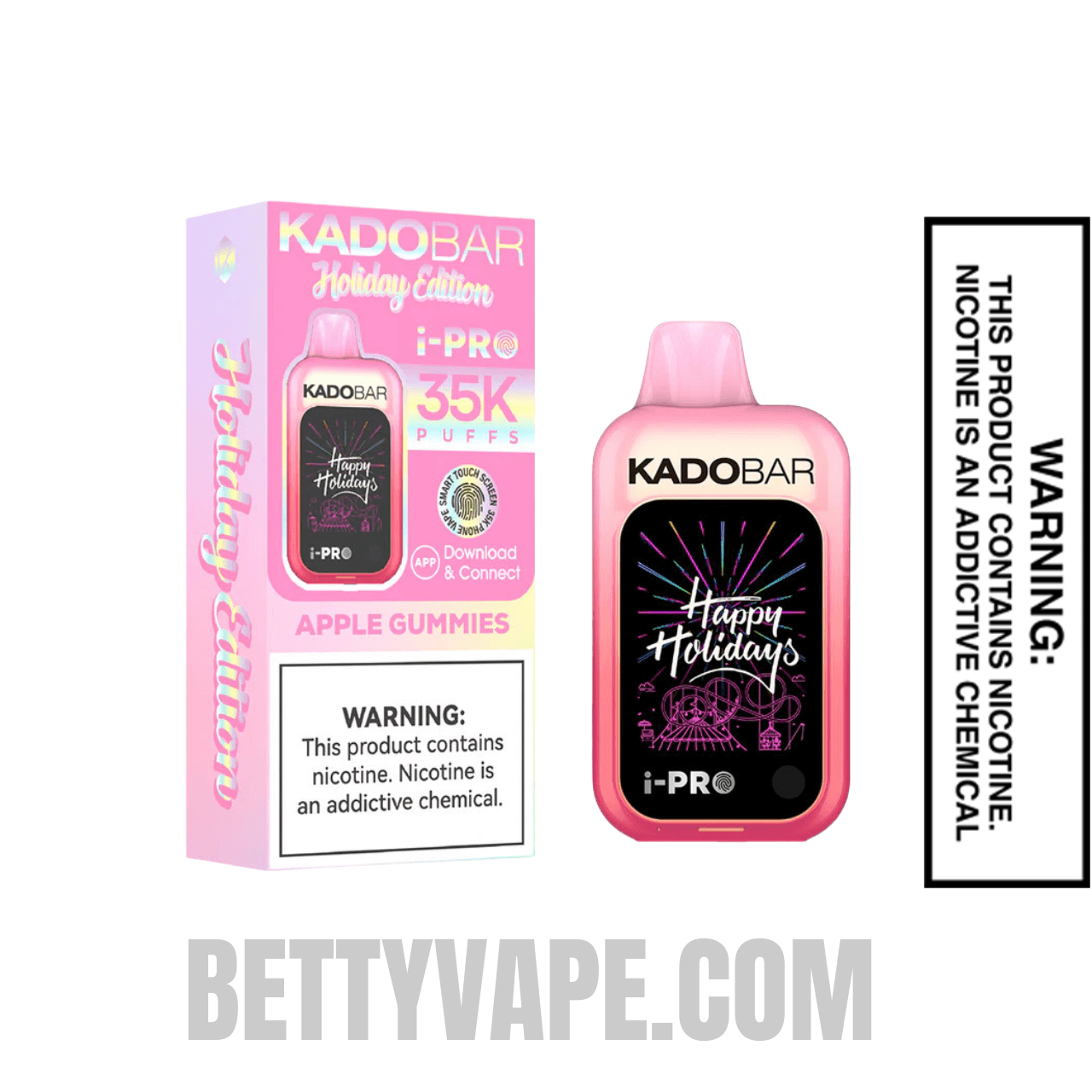 Apple Gummies Kado Bar i-Pro 35K Disposable Vape With Package Box