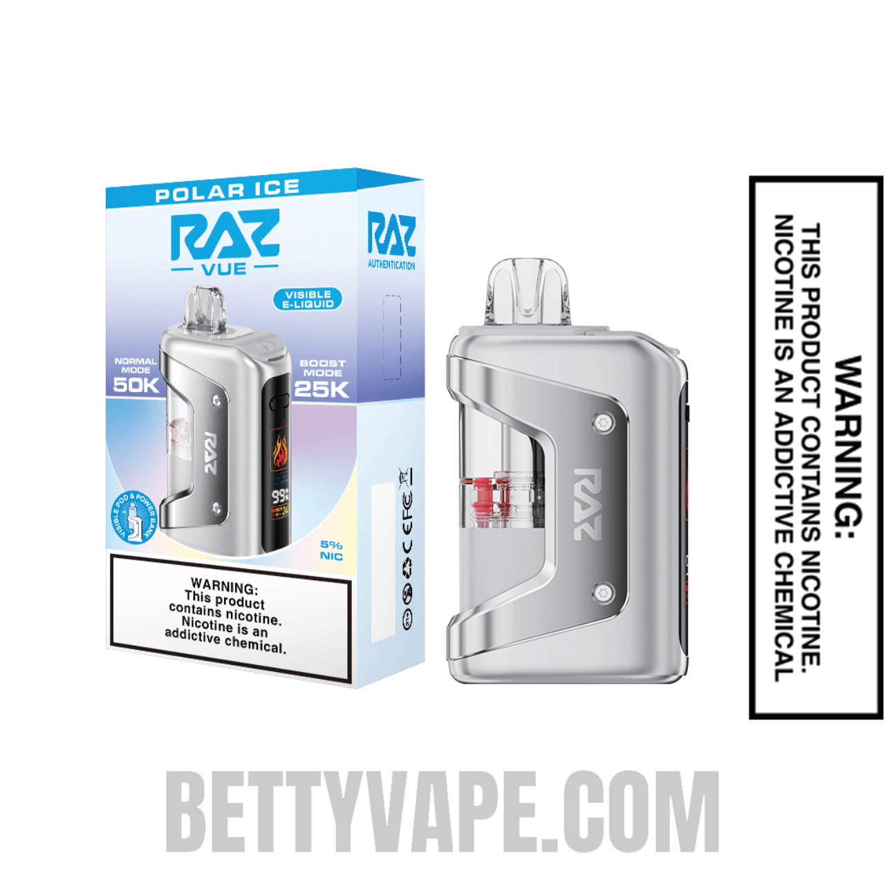 Polar Ice RAZ VUE 50K Disposable Kit With Package Box