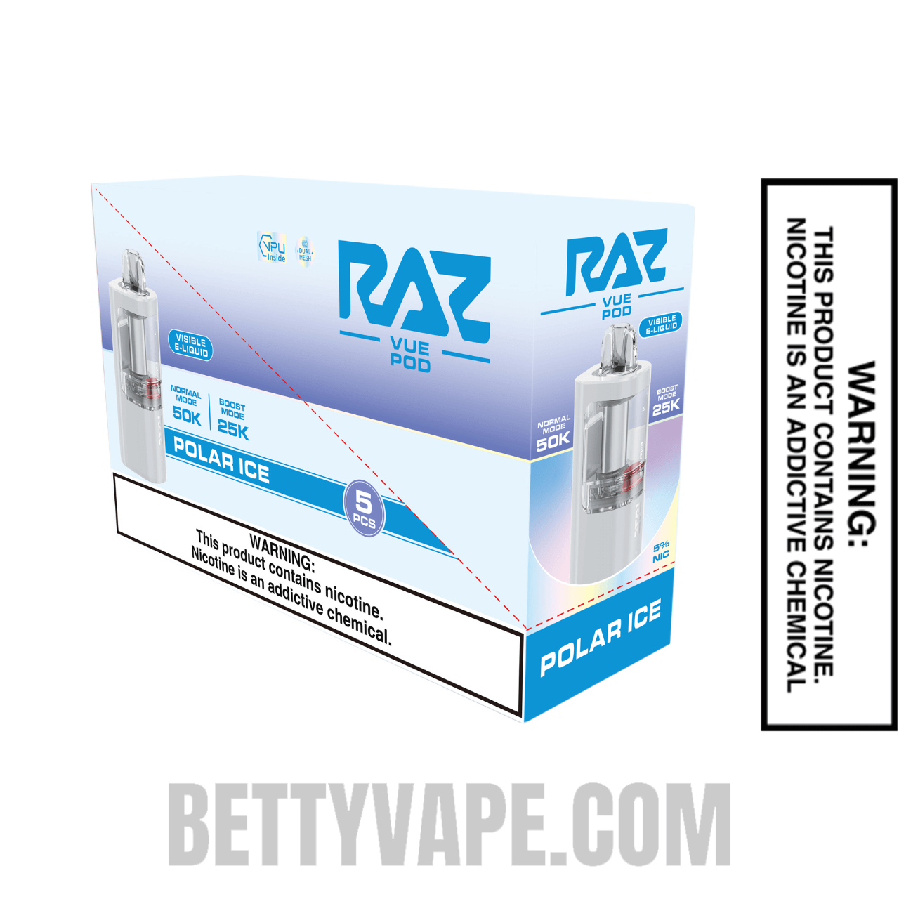 Polar Ice RAZ VUE 50K Disposable Pod With Bundle Pack