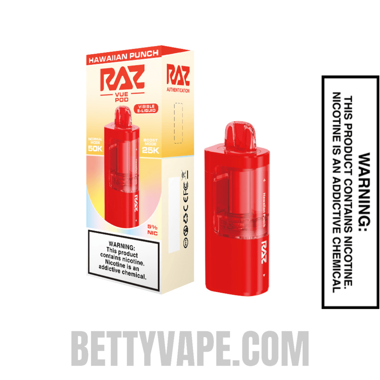 Hawaiian Punch RAZ VUE 50K Disposable Pod With Package Box