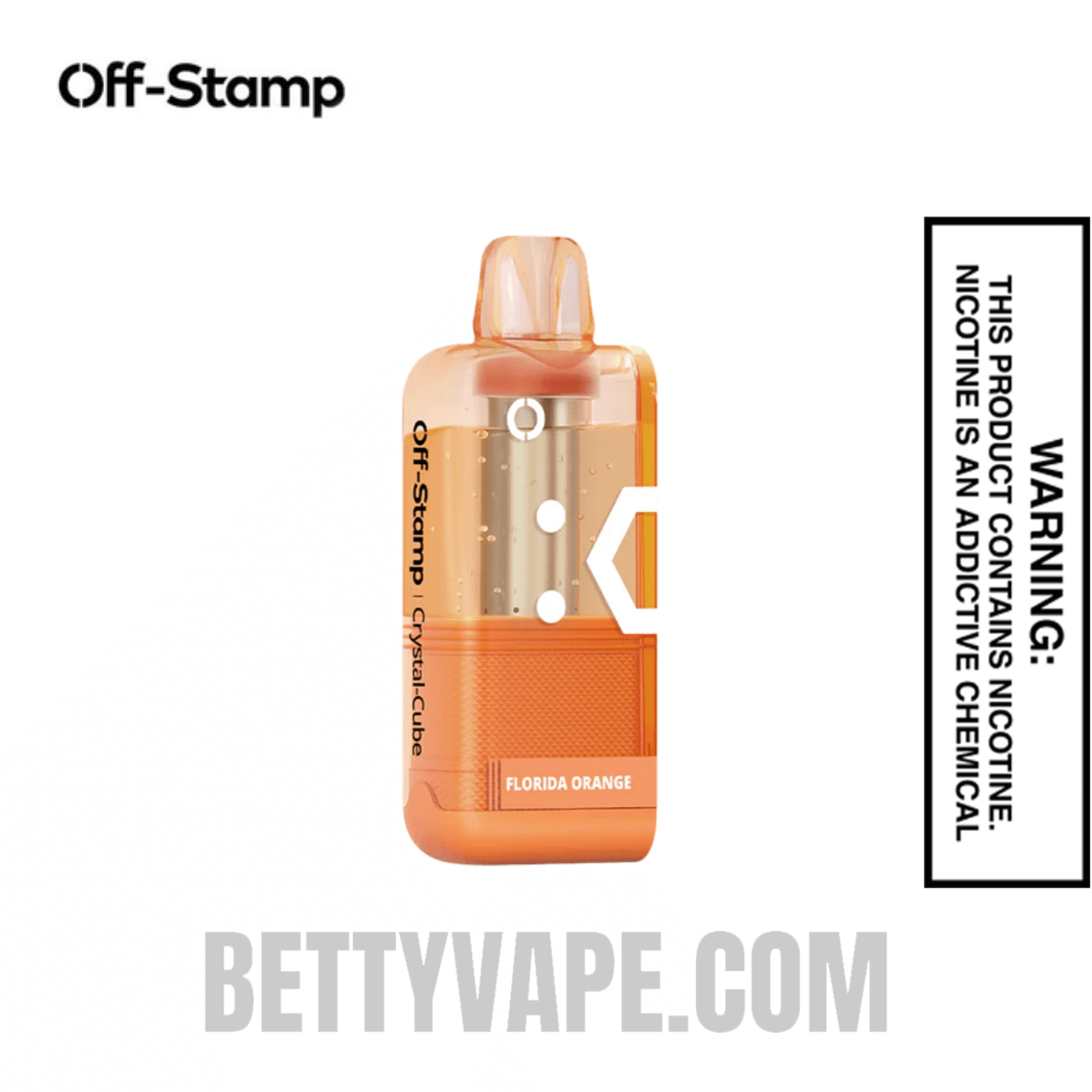 Florida Orange Off Stamp X Cube Crystal Cube 35K Vape Pod