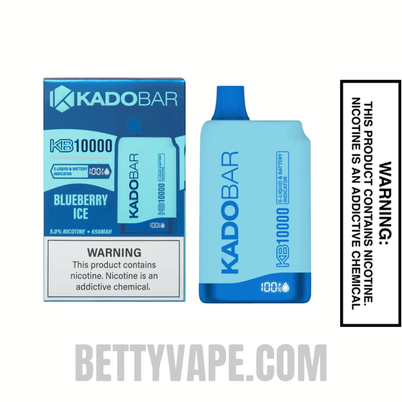 Blueberry Ice Kado Bar KB10000 Disposable Vape With Package Box