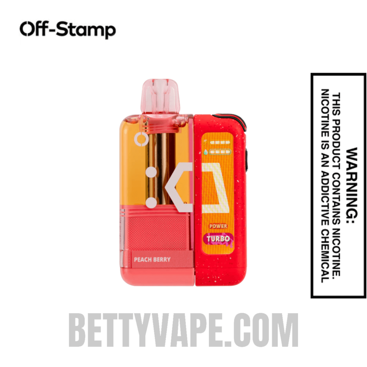 Peach Berry Off Stamp X Cube Crystal Cube 35K Vape Kit