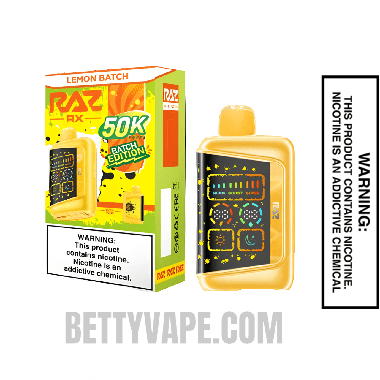 Lemon Batch RAZ RX50K Disposable Vape With Package Box