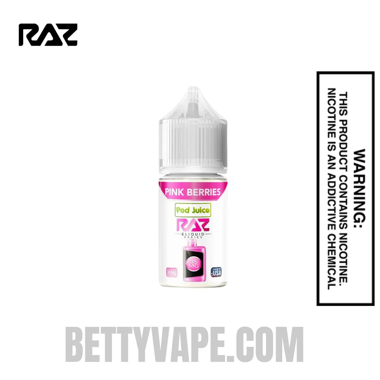 Pink Berries Pod Juice X RAZ Salt Nic juice 30 ML