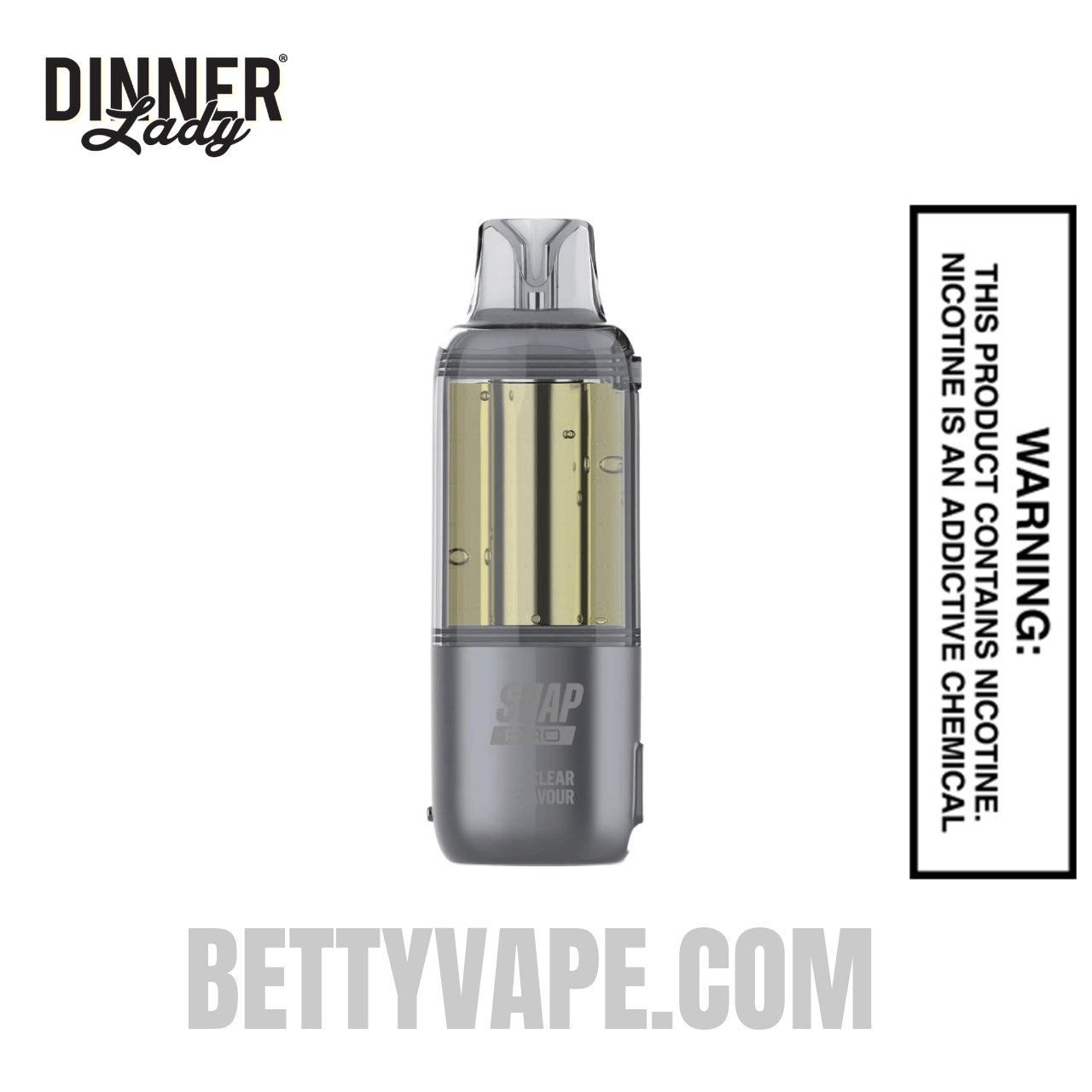 Clear Dinner Lady Snap Pro Intense 35K Pre-filled Replacement Pod