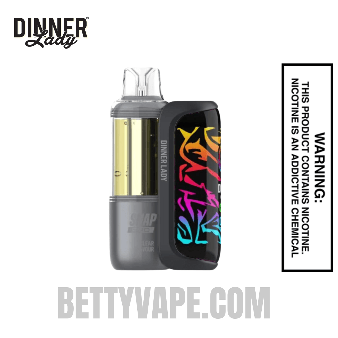 Clear Dinner Lady Snap Pro 35K Disposable Vape Kit