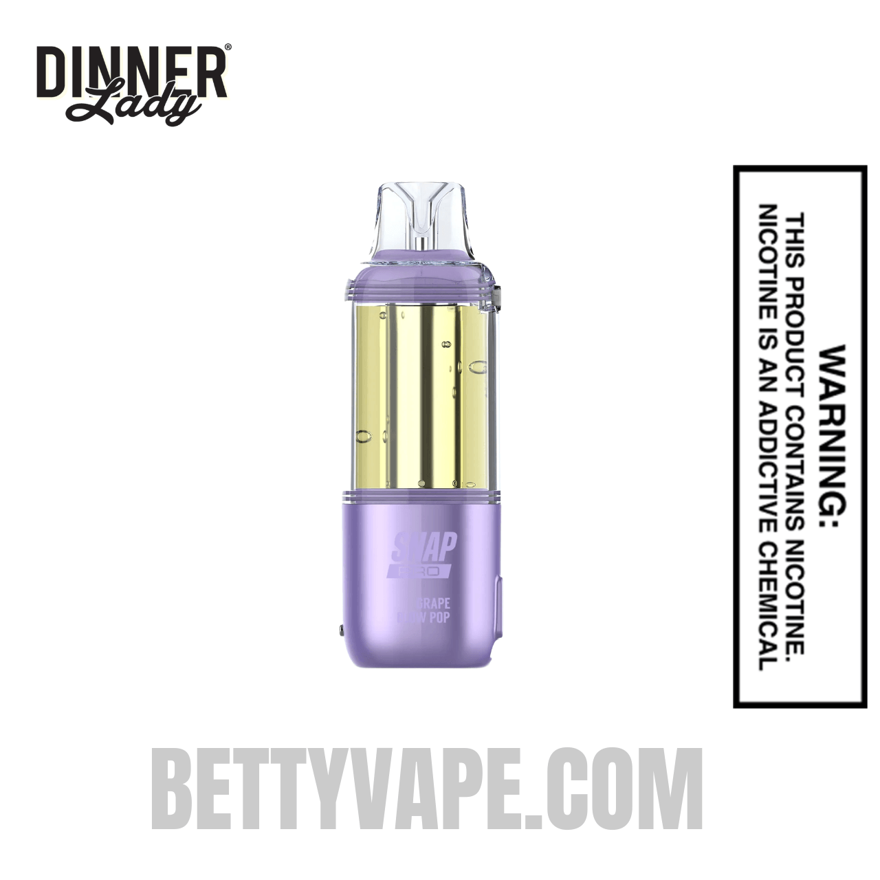 Grape Blow Pop Dinner Lady Snap Pro 35K Disposable Vape Pod
