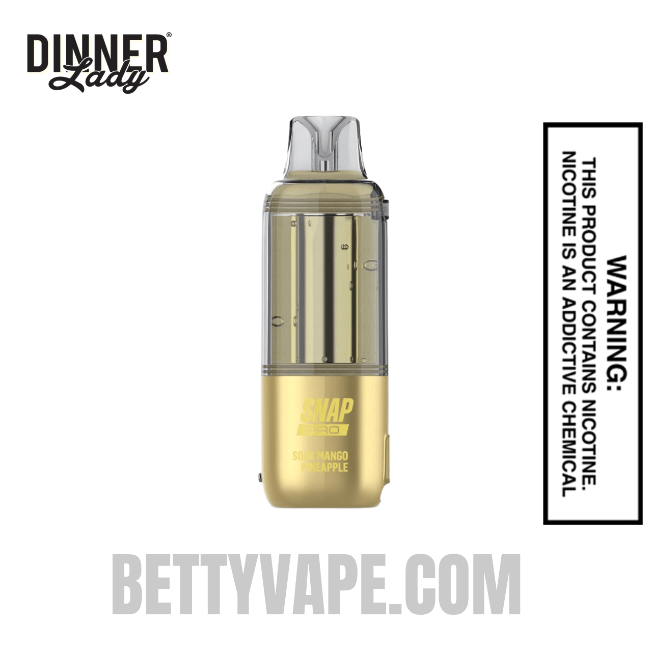 Sour Mango Pineapple Dinner Lady Snap Pro Intense 35K Pre-filled Replacement Pod