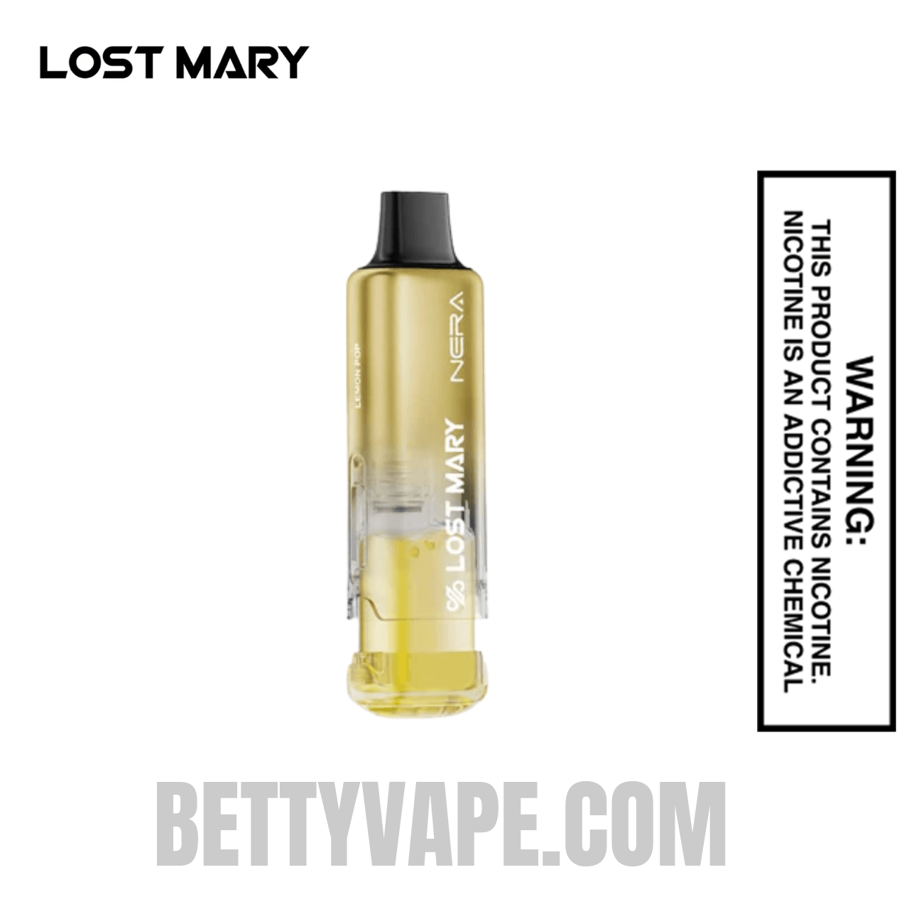 Lemon Pop Lost Mary Nera Fullview 70K Disposable Vape Pod