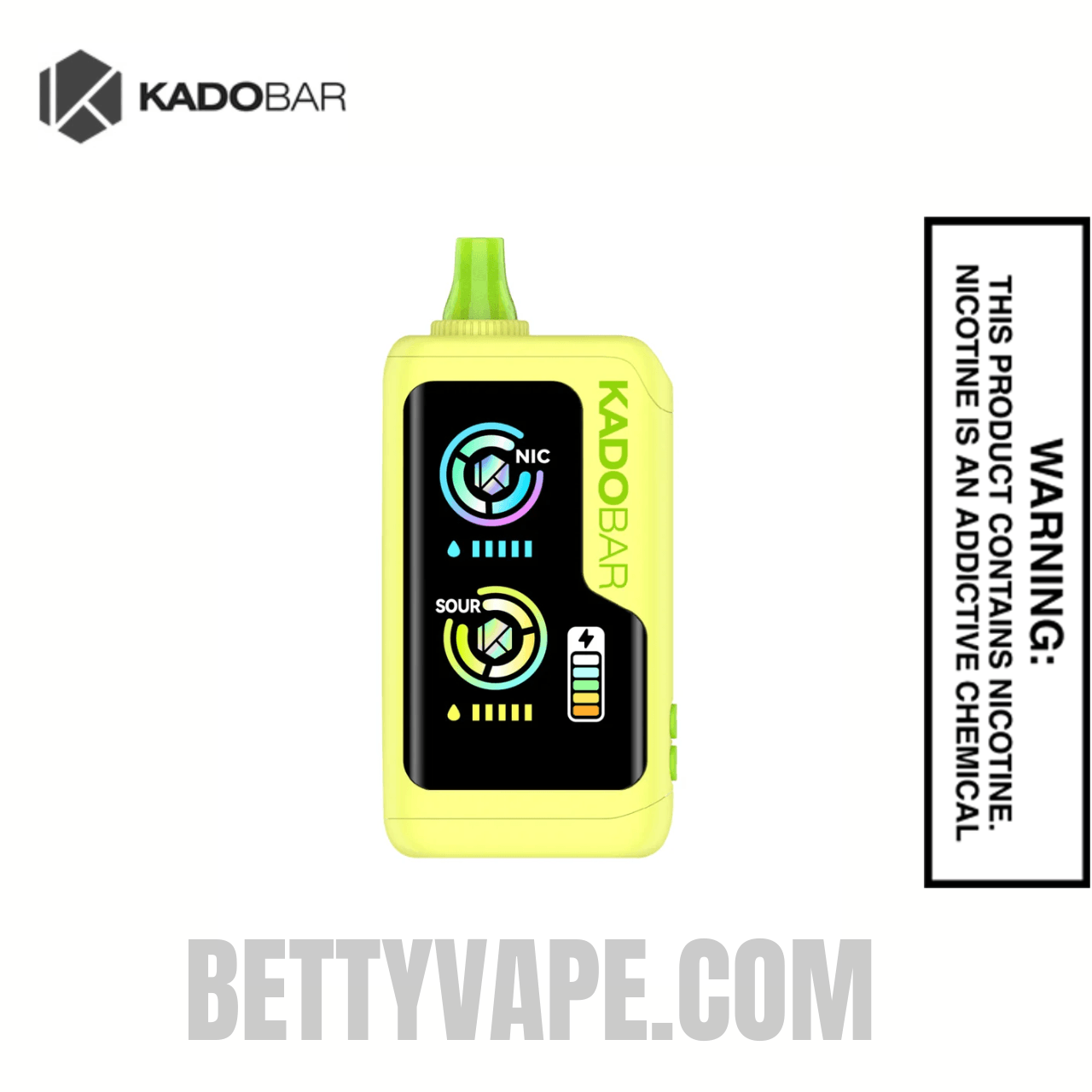 Sour Pineapple Lime Baja Kado Bar NI40000 Sour-Nic Control Disposable Vape