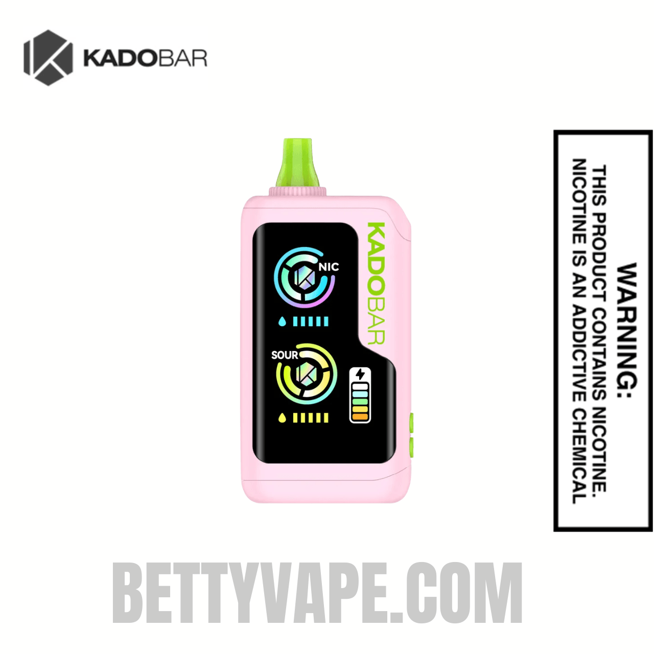 Sour Watermelon Gummies Kado Bar NI40000 Sour-Nic Control Disposable Vape
