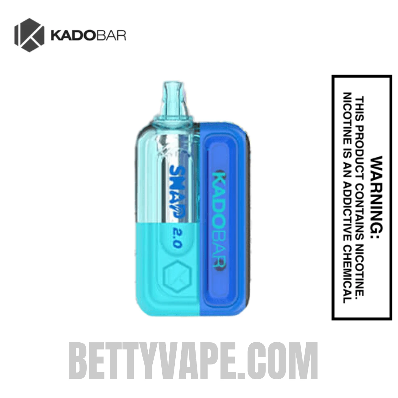 Frozen Blueberry Kado Bar Snap 2.0 35K Disposable Vape Kit