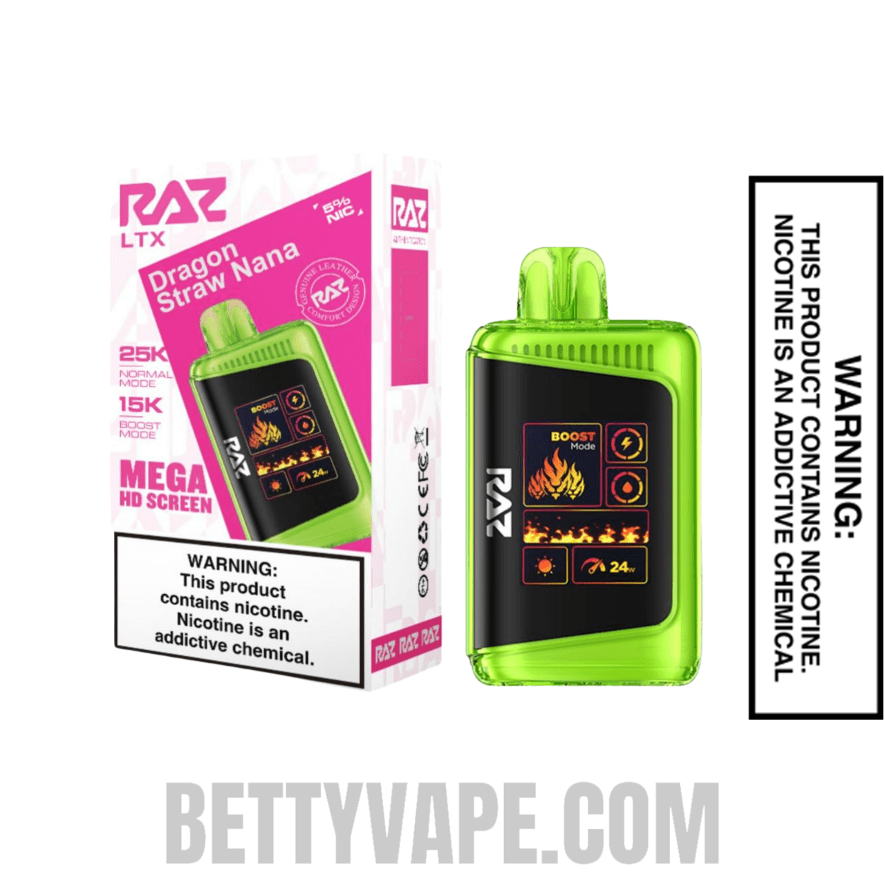 Dragon Straw Nana RAZ LTX 25000 Disposable Vape With Package Box