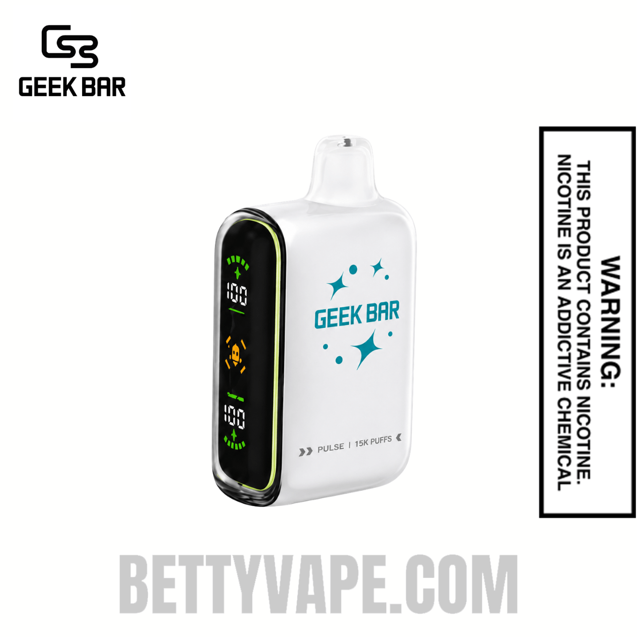 Clear Geek Bar Pulse Disposable Vape