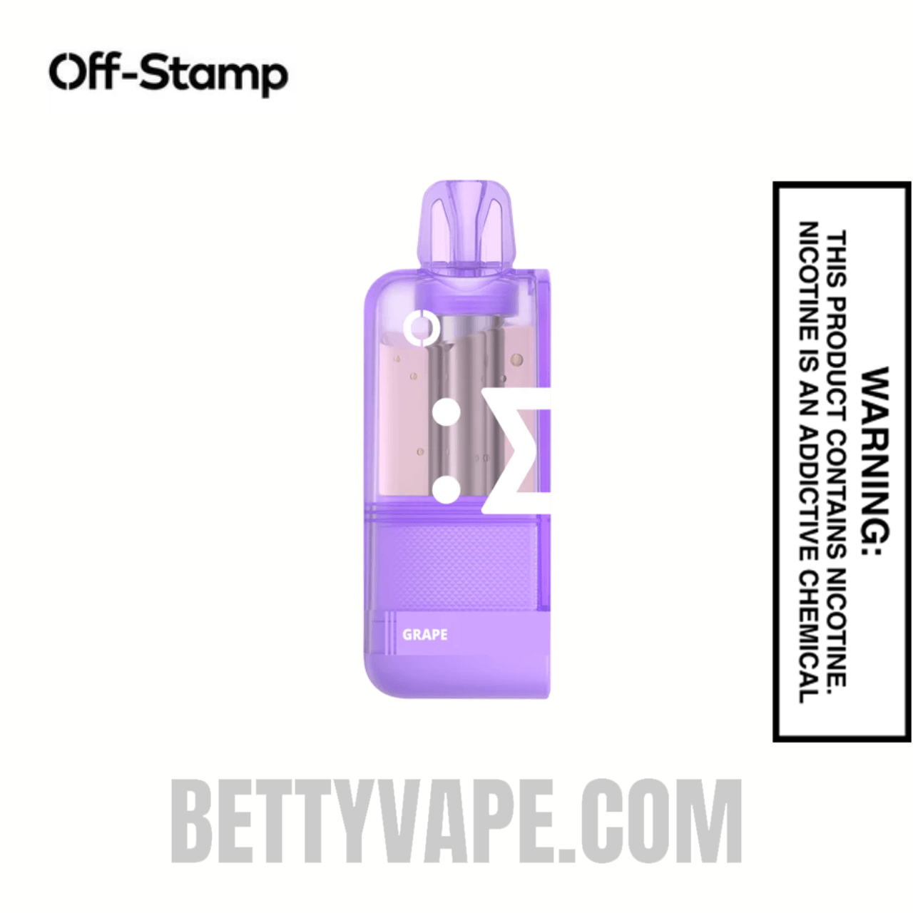 Grape Off Stamp X Crystal Cube 35K Disposable Vape Pod