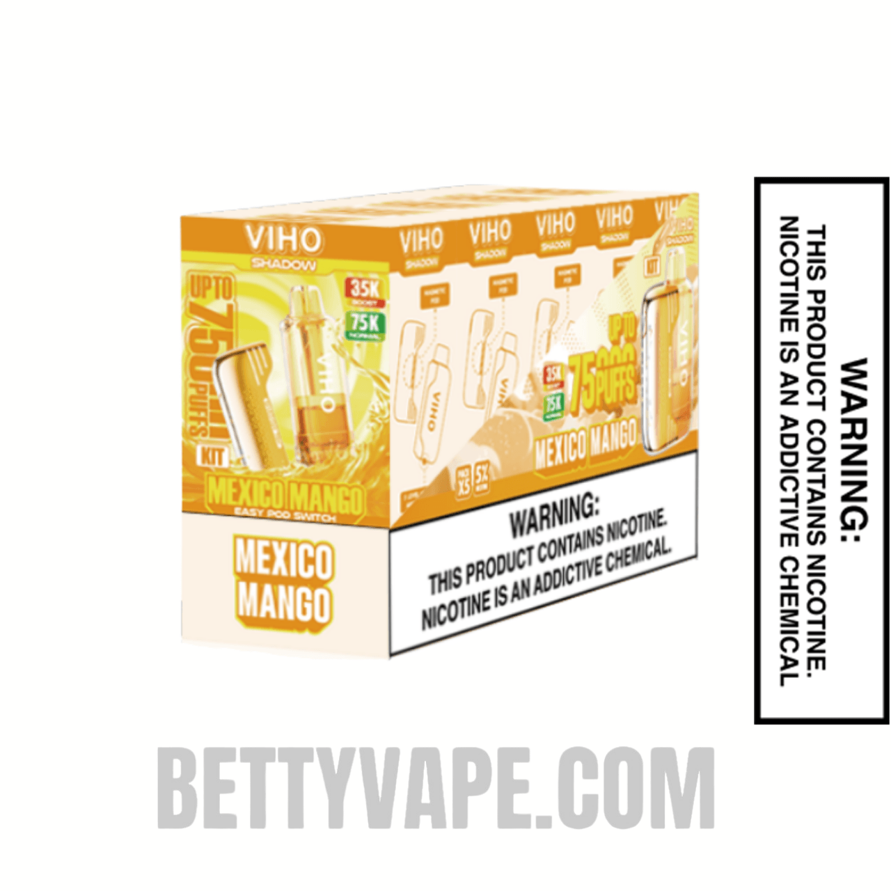 Mexico Mango VIHO Shadow 75K Vape Kit With Bundle Pack