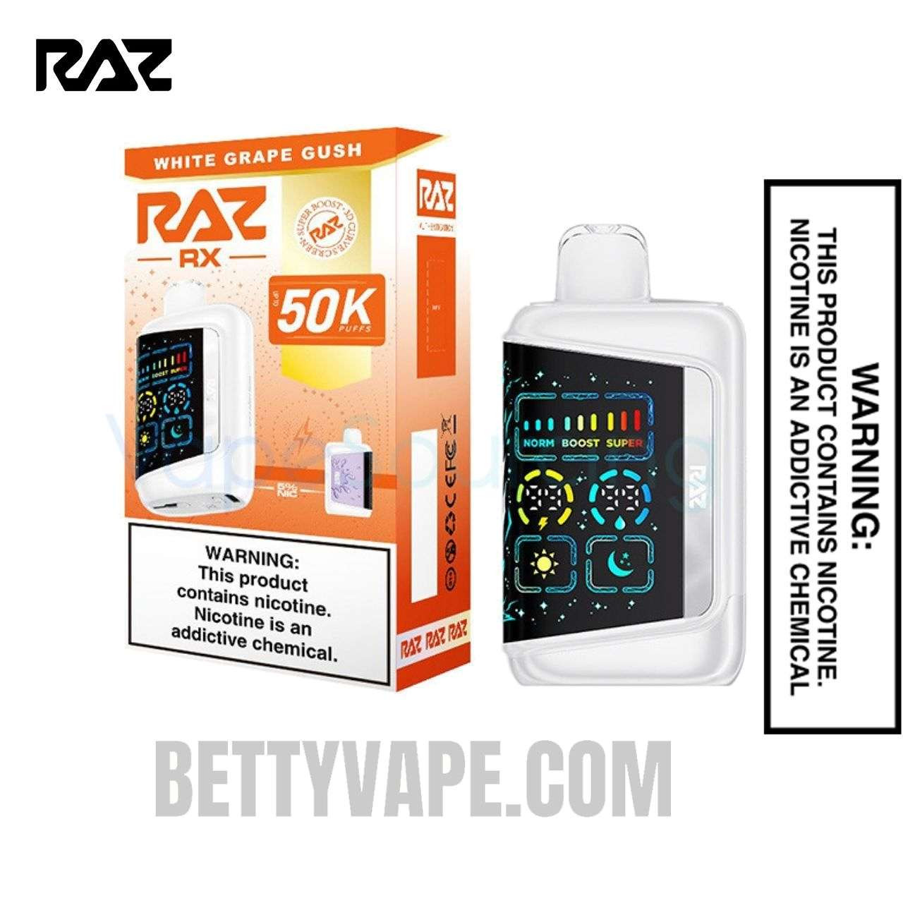 Strawberry Shortcake RAZ VUE 50K Disposable Vape Kit With Package Box