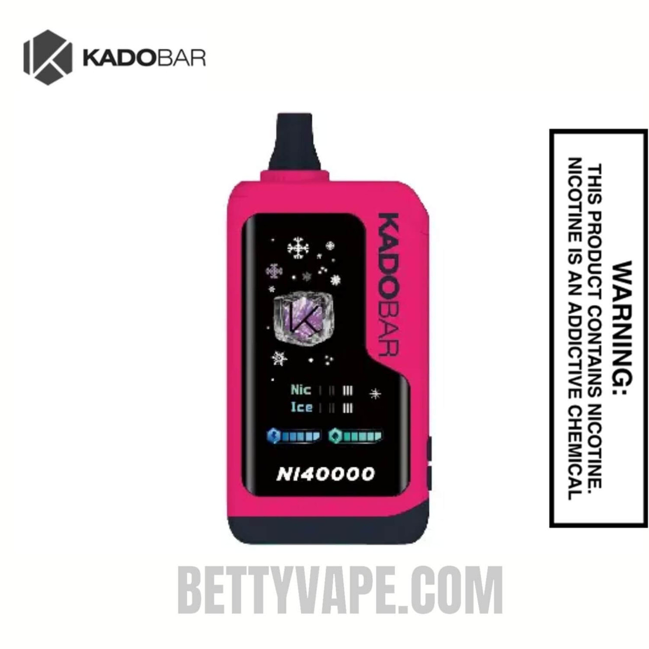 Cherry Hard Popz Kado Bar NI40000 Ice-Nic Disposable Vape