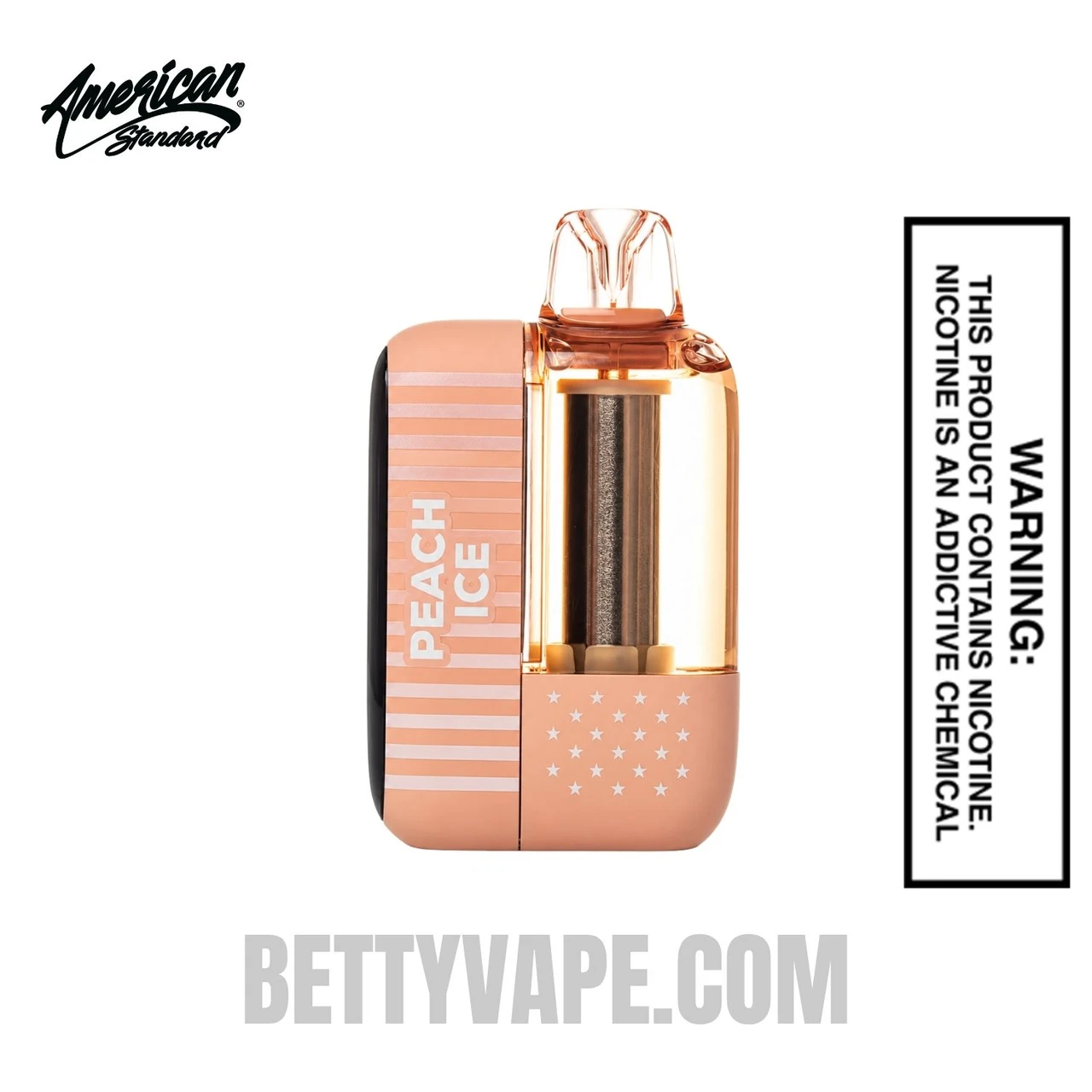 Peach Ice American Standard This Bar 50K Disposable Vape