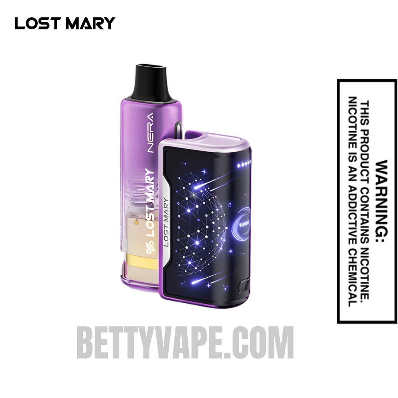Rocket Freeze Lost Mary Nera Fullview 70K Disposable Kit