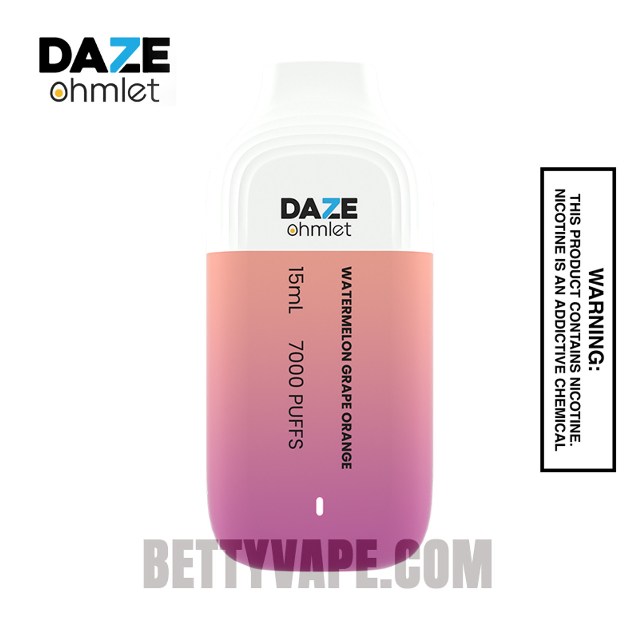 Watermelon Grape Orange Daze Ohmlet Disposable Vape 7000 Puffs