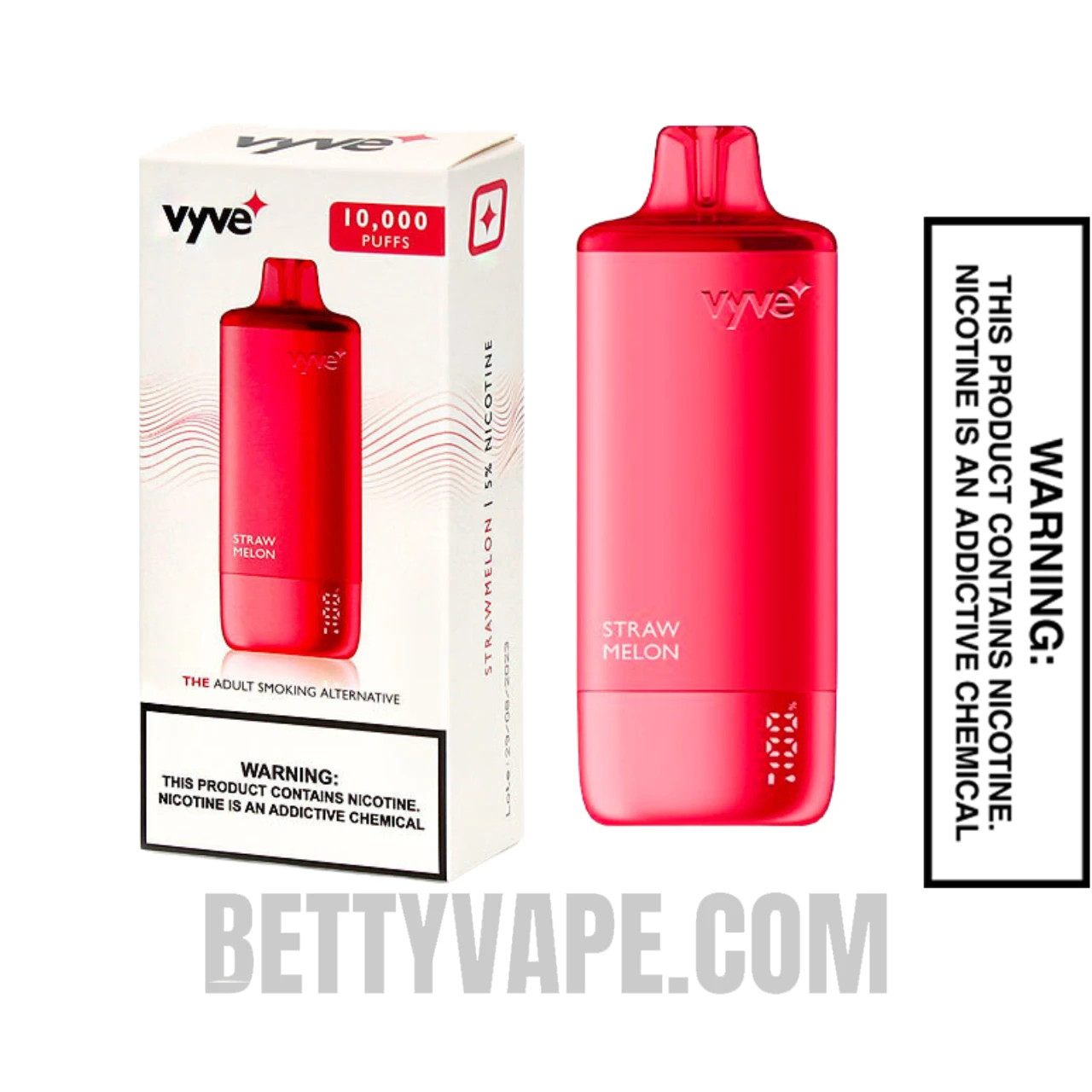 Strawmelon Vyve Disposable Vape 10000 Puffs with Packaging box